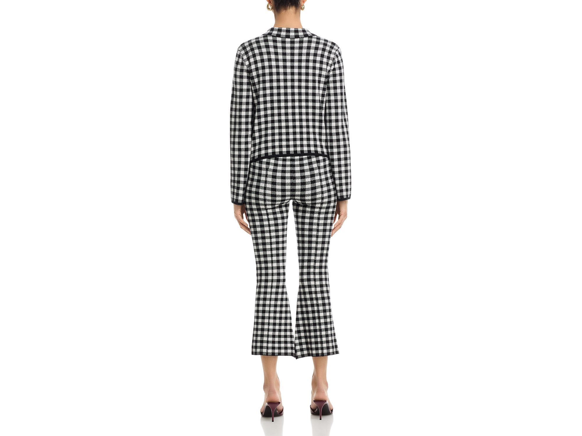 Gingham Knit Jacket - Exclusive — Image 5
