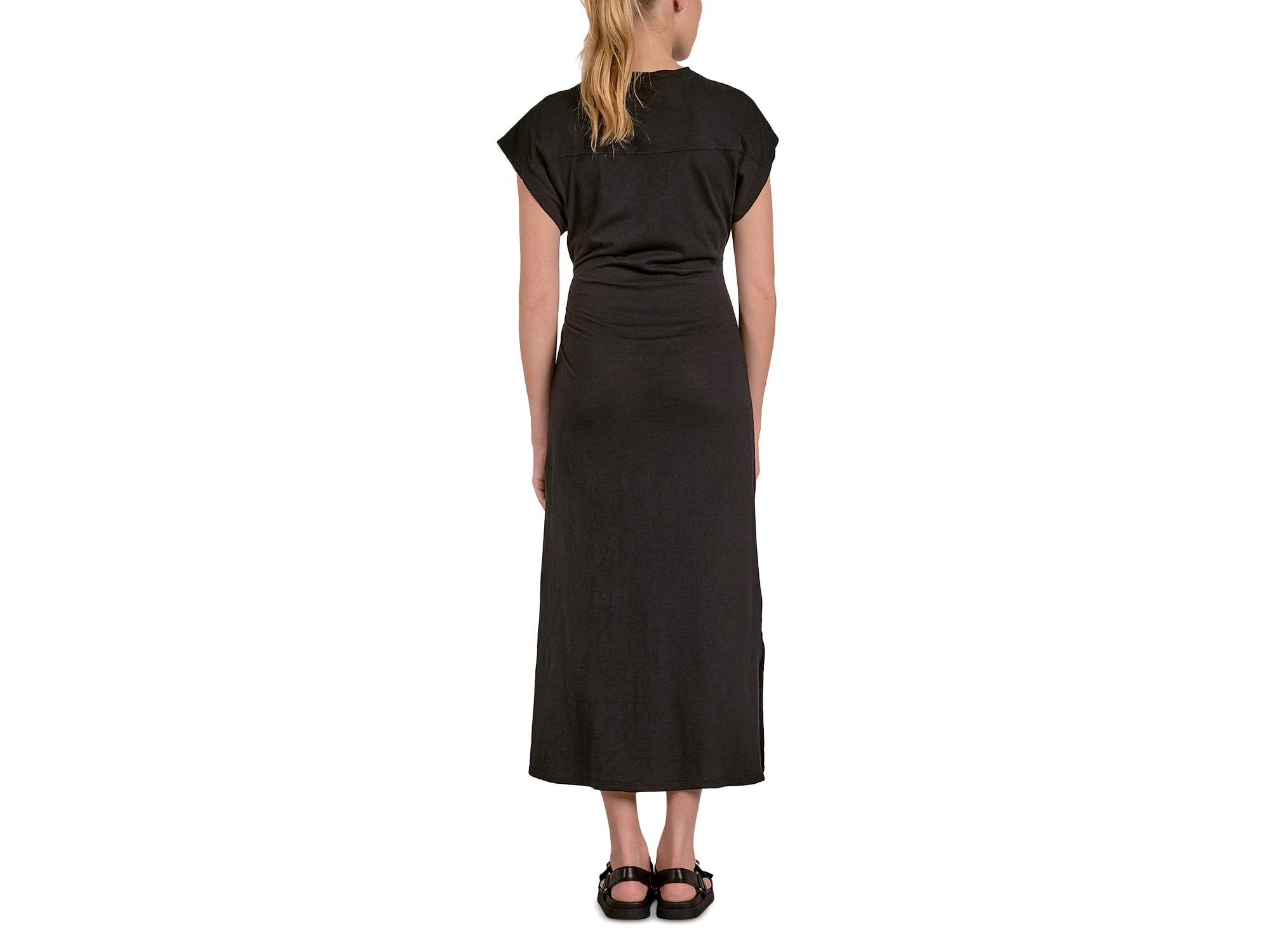 Cap Sleeve Side Tie Midi Dress — Image 3