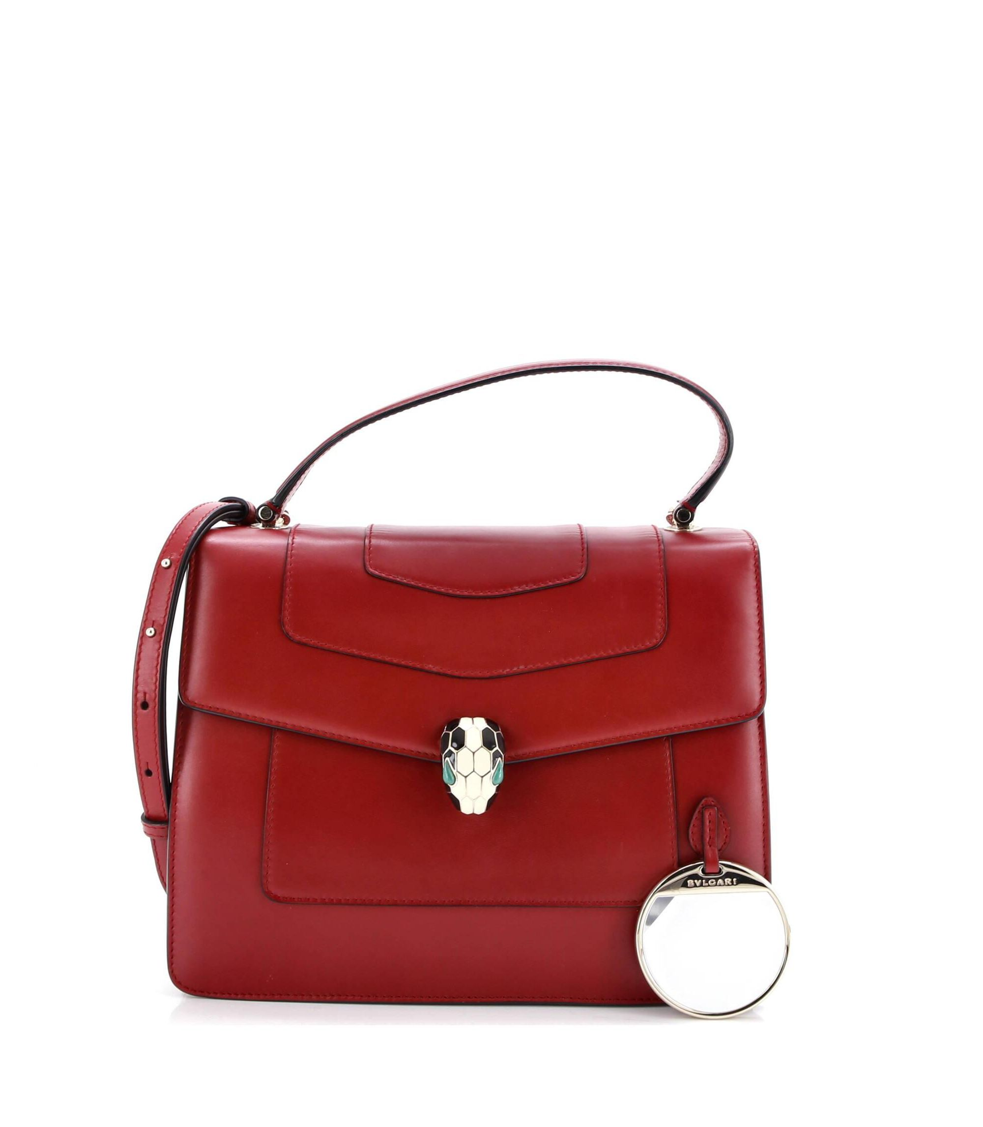 Medium Serpenti Forever Top Handle Bag Leather — Image 4