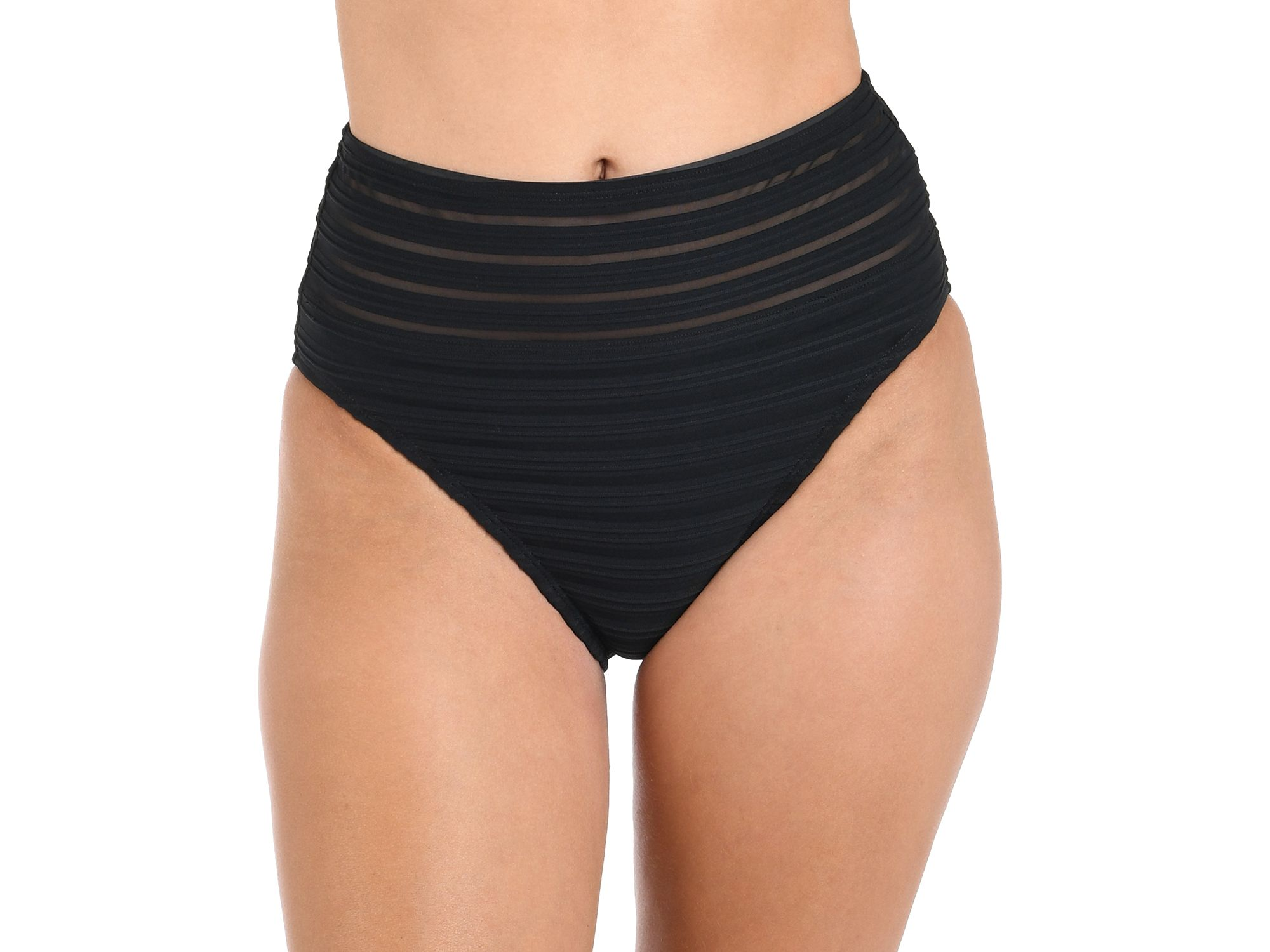 High Neck Midline Bikini Top & High Waisted Bikini Bottom — Image 4