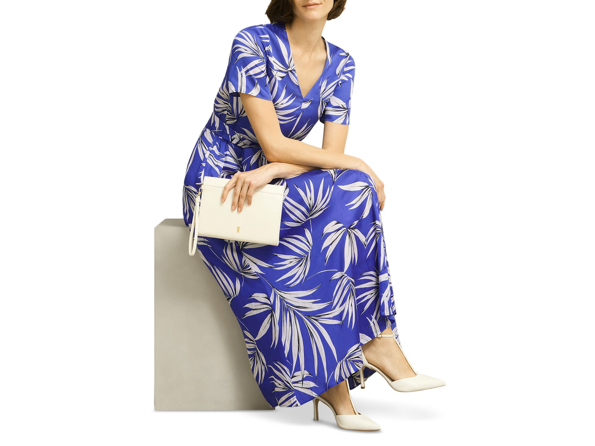 Ripsley Palm Print Dress — Image 4