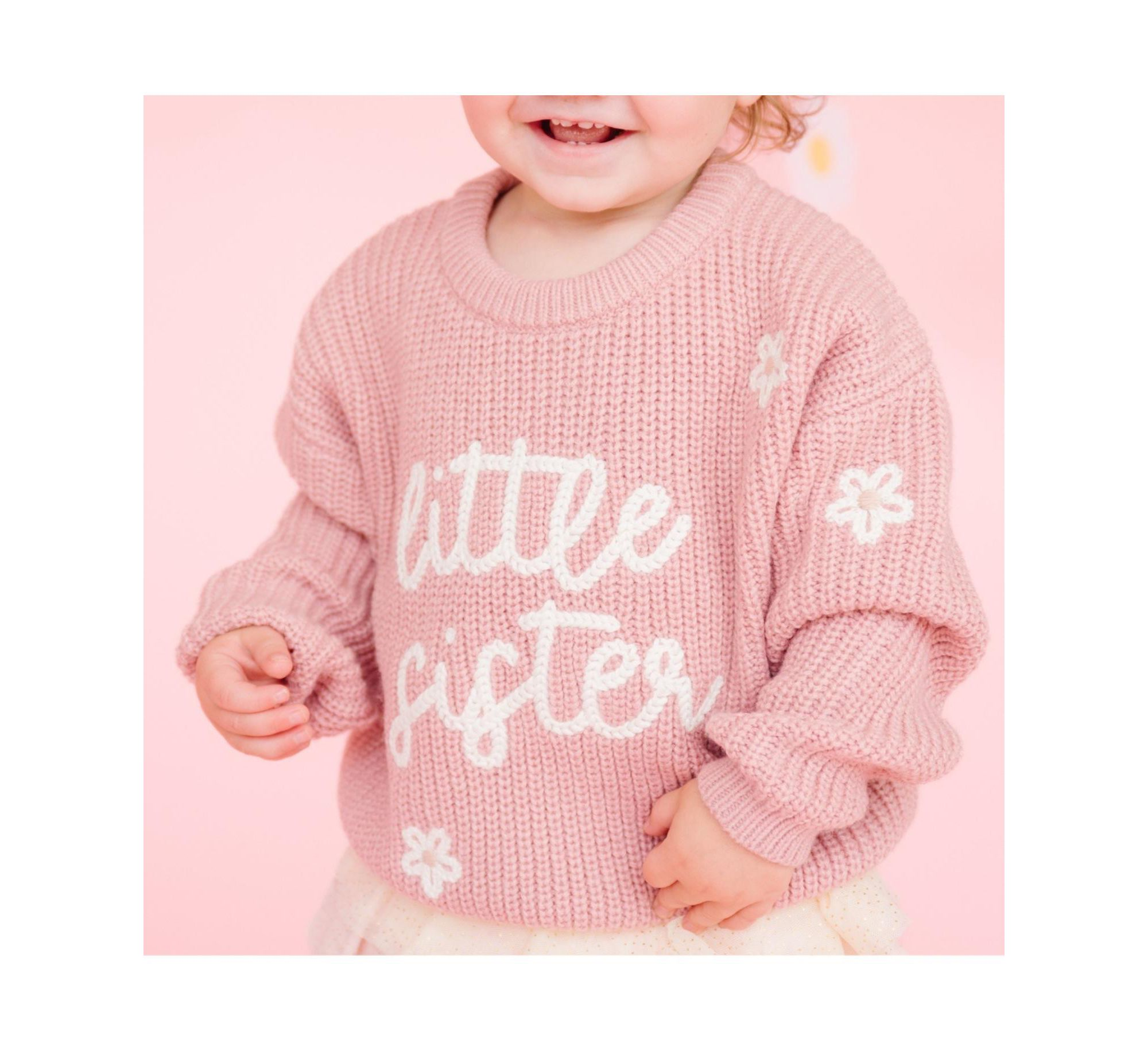 Girls' Little Sister Knit Sweater - Baby, Little Kid — Image 4
