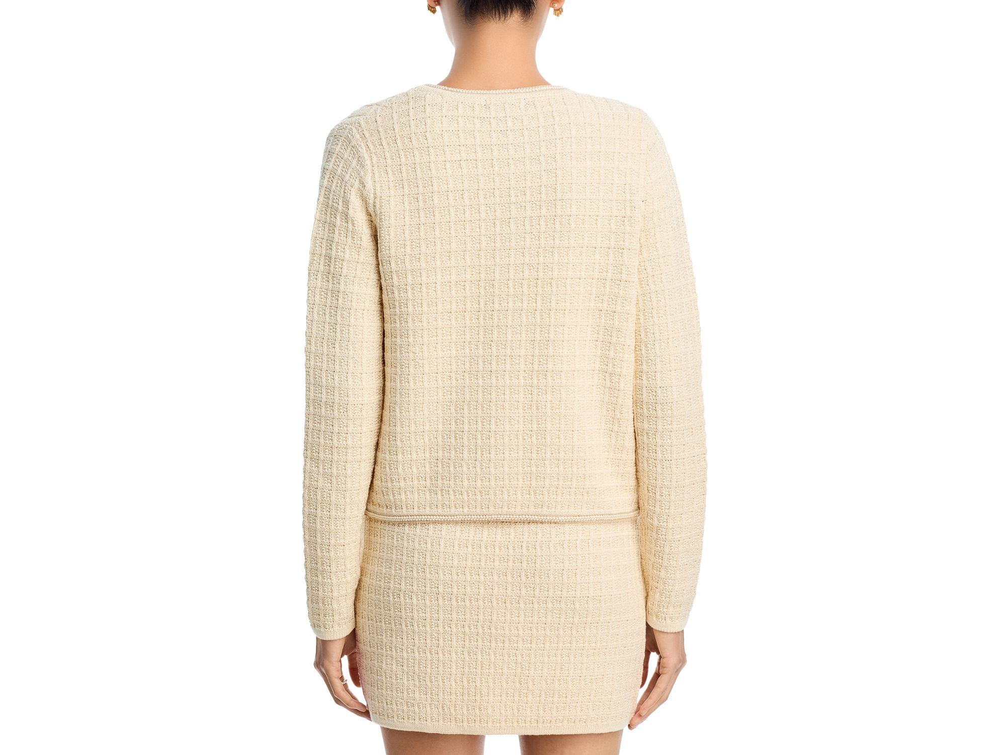 Crystal Button Cardigan Sweater & Sweater Skirt - Exclusive — Image 5