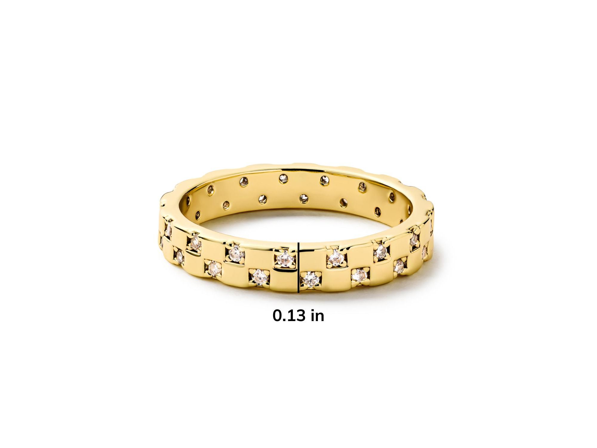 Brass Gold Band Eden Ring — Image 5