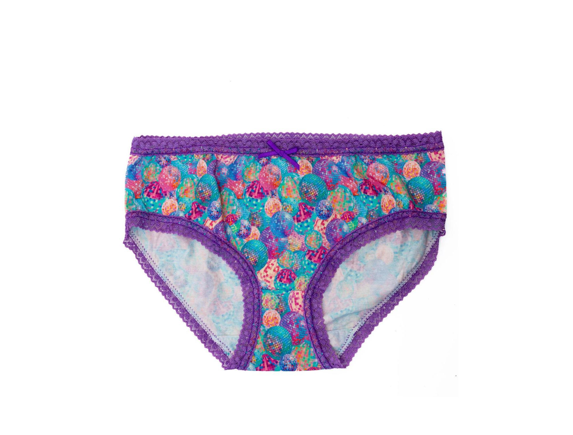Girls' Lace Trim Slumber Party Underwear, Pack of 2 - Little Kid, Big Kid — Image 3