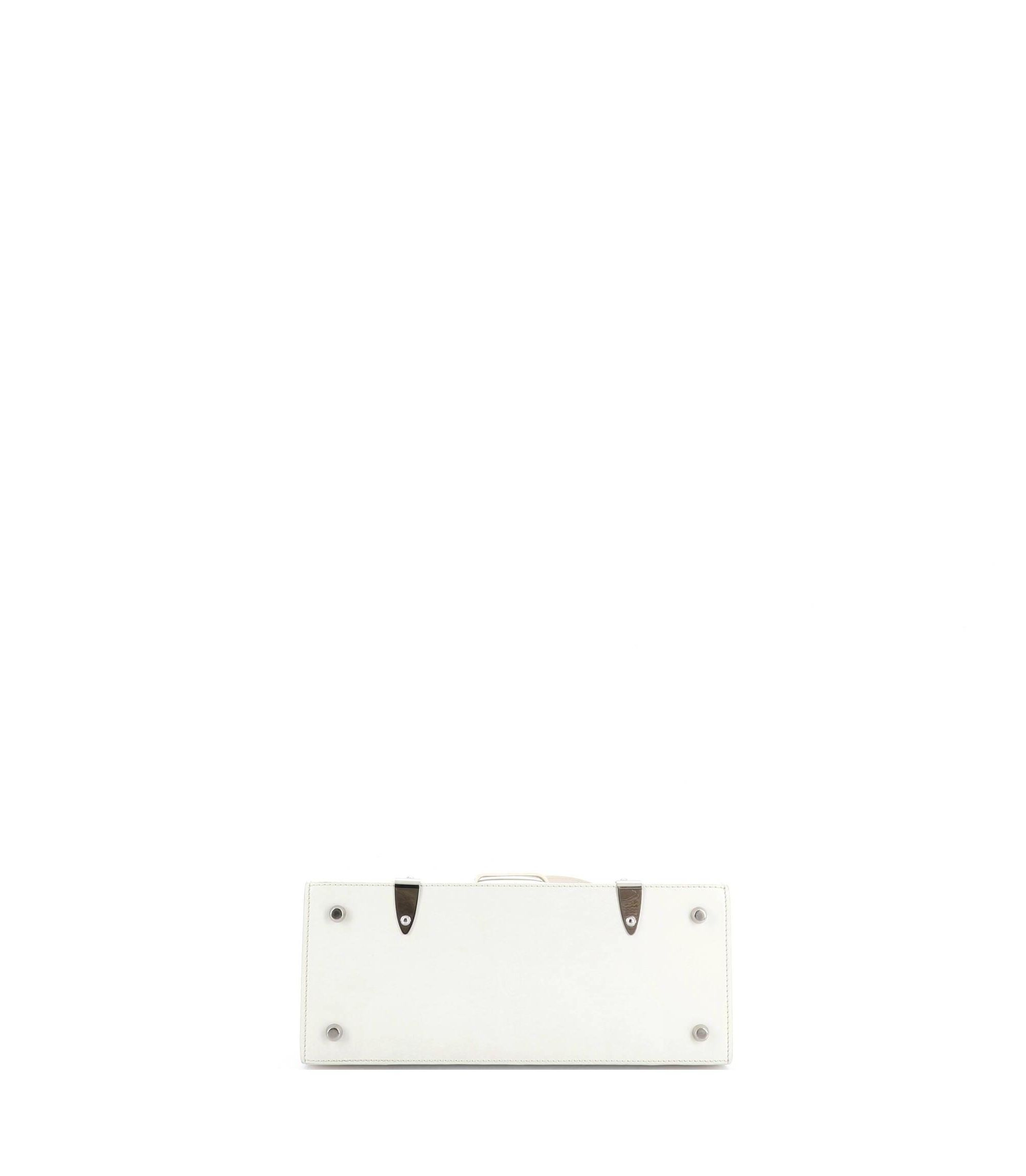 PM Saigon Top Handle Bag Coated Canvas with Leather — Image 5
