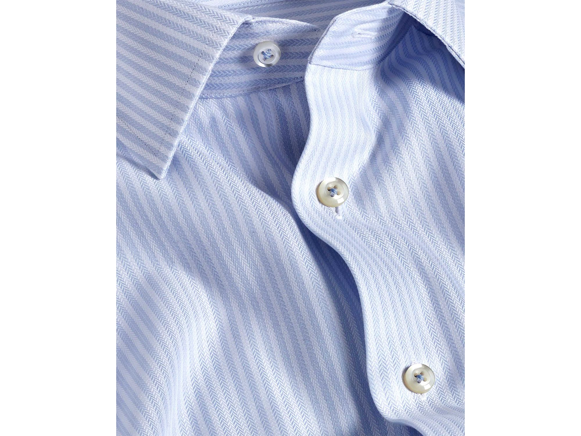 Trim Fit Printed Dress Shirt — Image 3