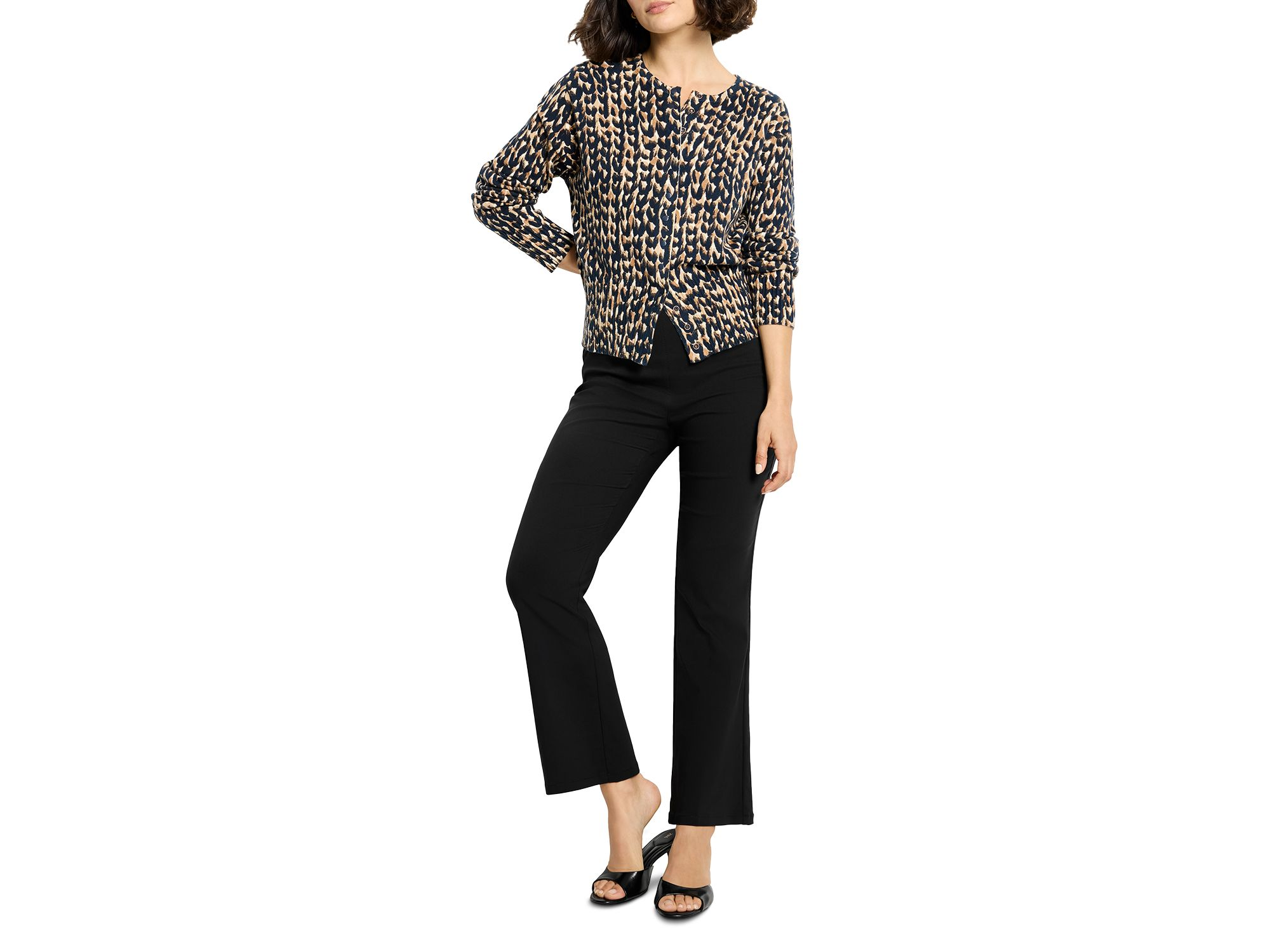 Stitch Print Snap It Up Cardigan — Image 4