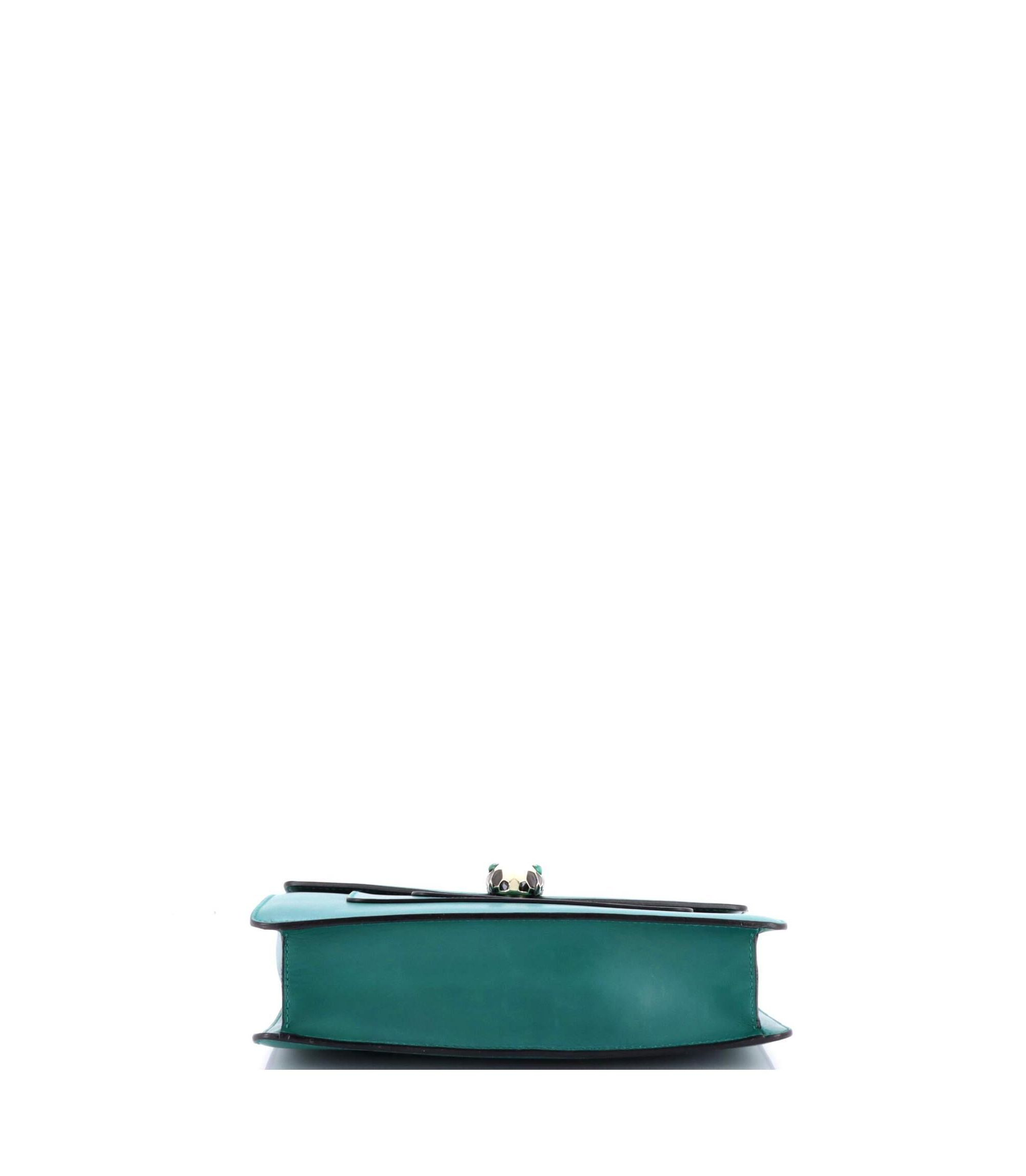 Medium Serpenti Forever Square Shoulder Bag Leather — Image 6