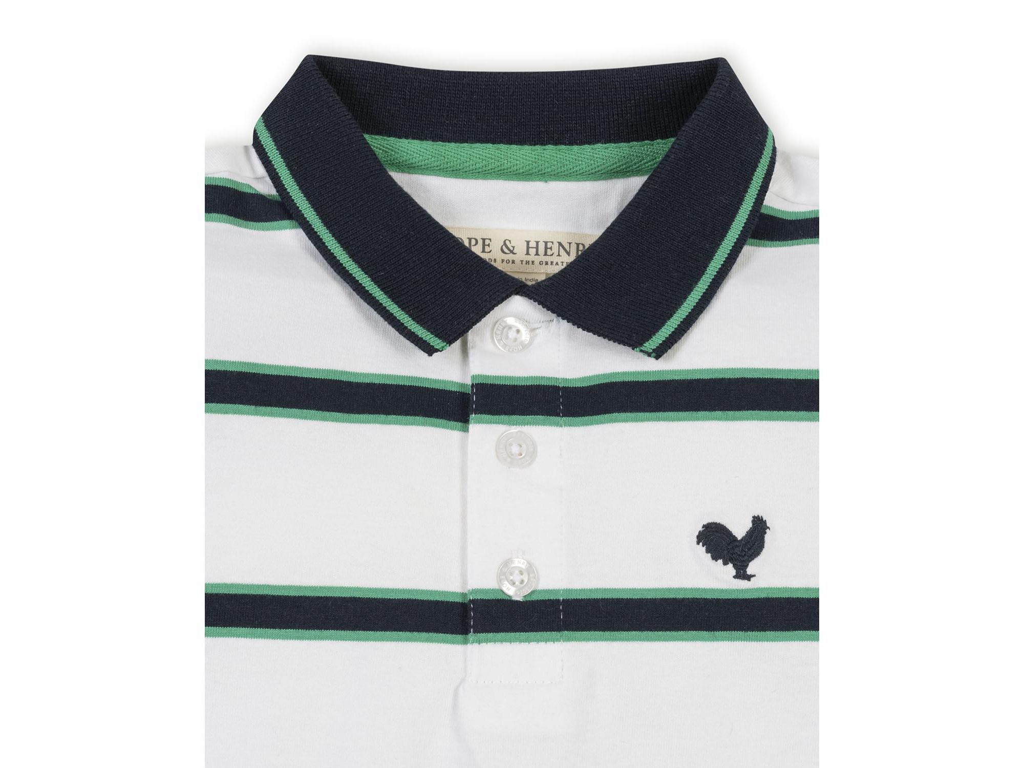 Boys' Organic Short Sleeve Jersey Polo - Little Kid — Image 3