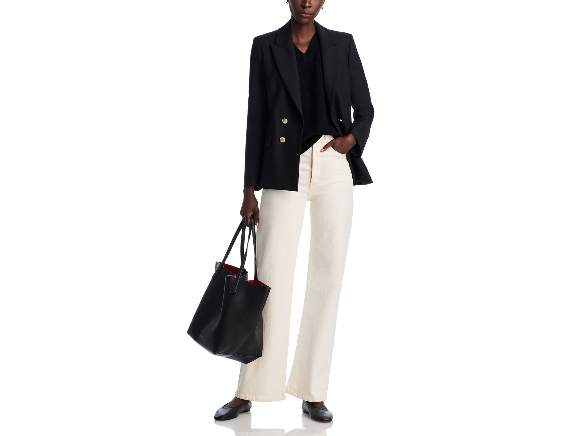 100% Cashmere V Neck Sweater - Exclusive — Image 6