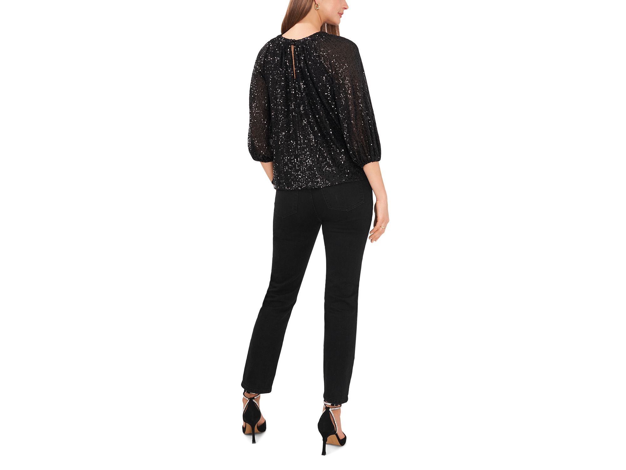 Raglan Sleeve Sequin Top — Image 3
