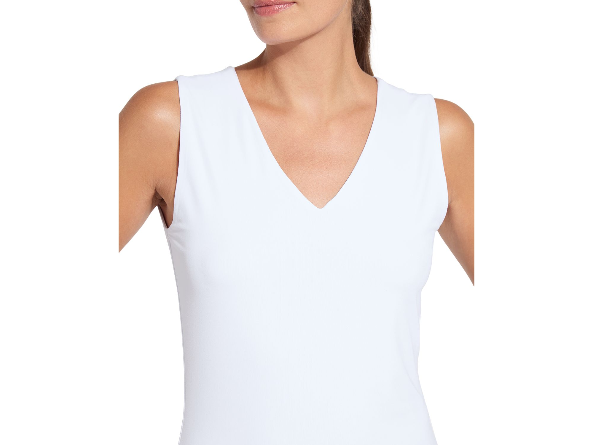 Essential V Neck Shell — Image 5