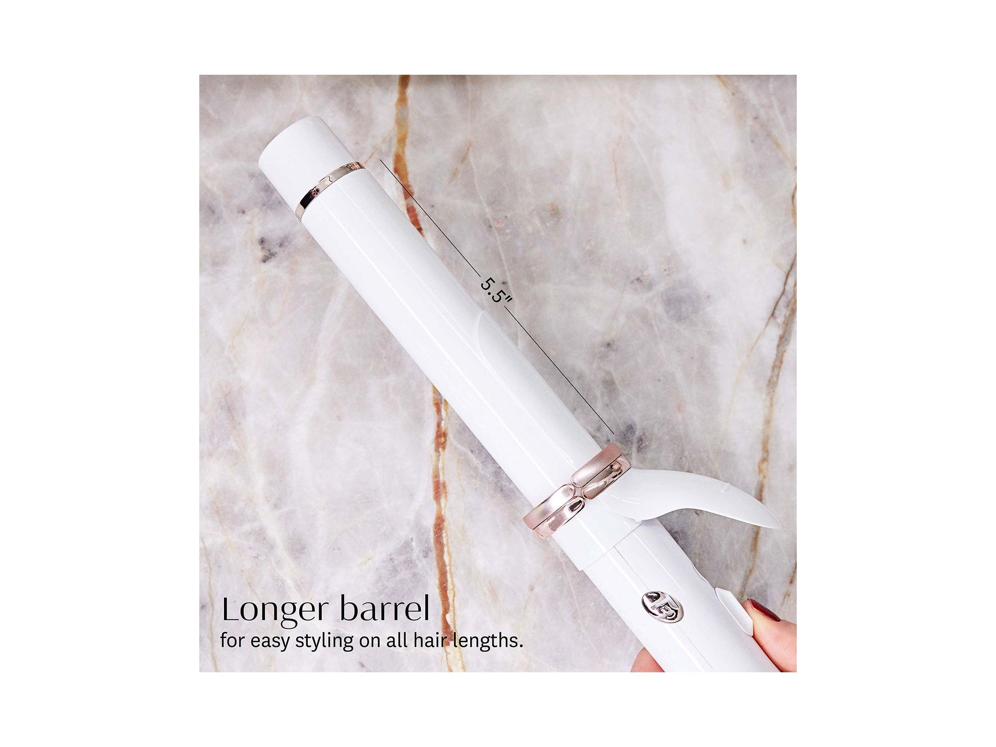 CurlWrap 1.25" Automatic Rotating Curling Iron with Long Barrel — Image 6