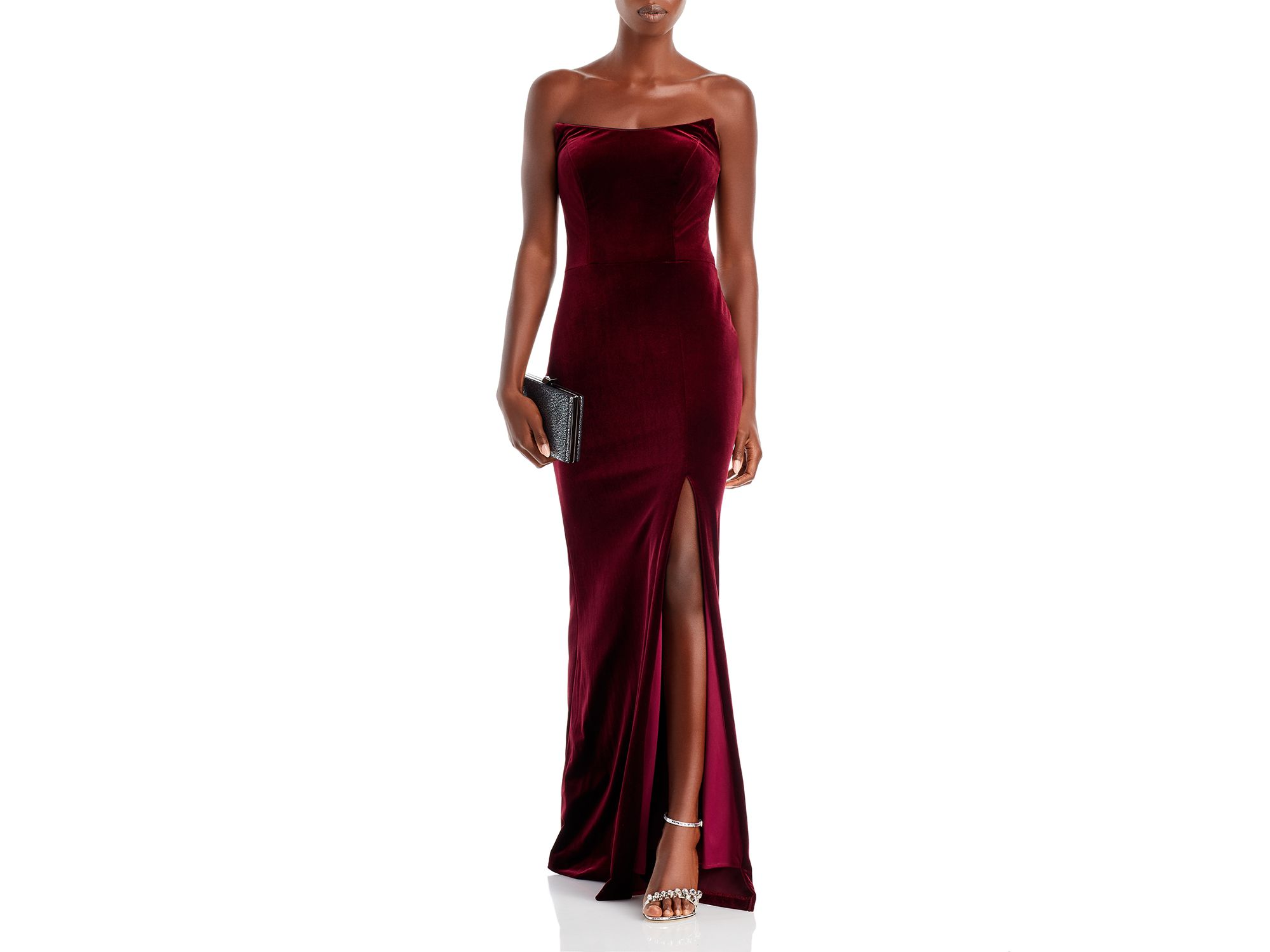 Strapless Velvet Gown - Exclusive — Image 5