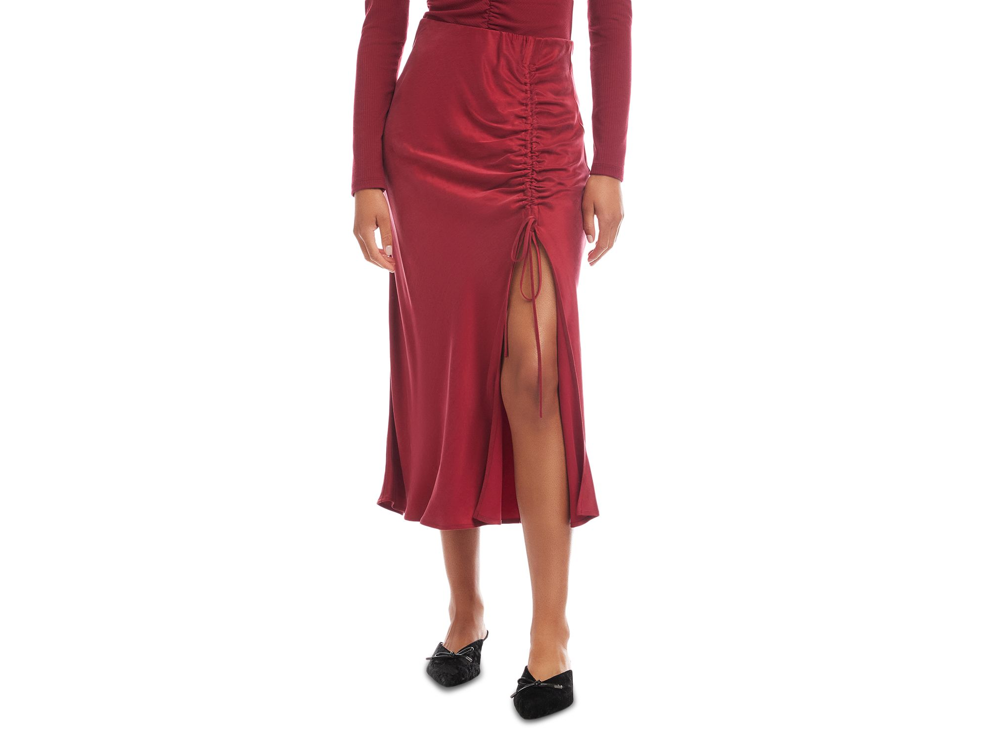 Fiona Shirred Midi Skirt — Image 5