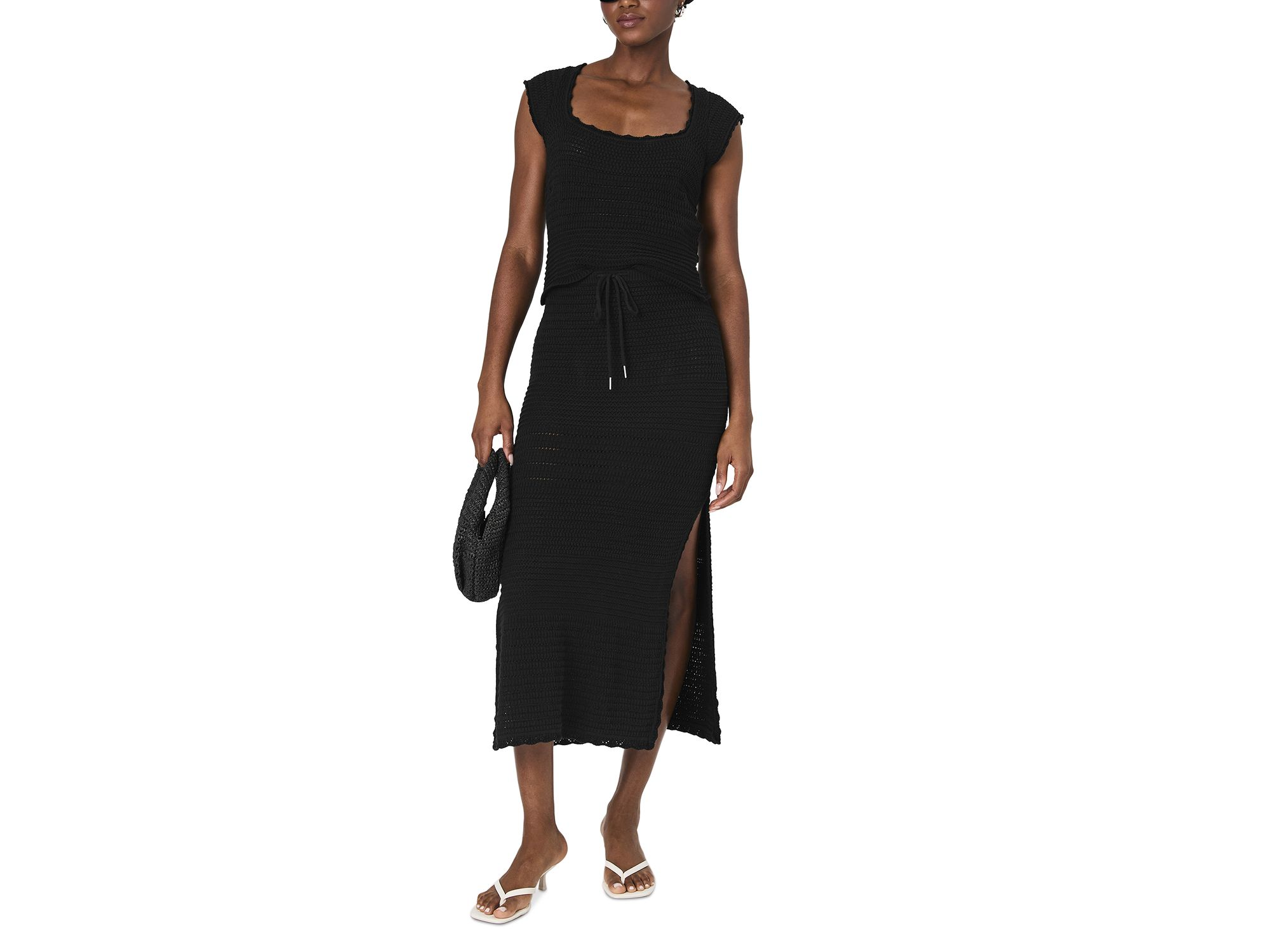 Nellis Collage Sleeveless Top & Side Slit Skirt — Image 17