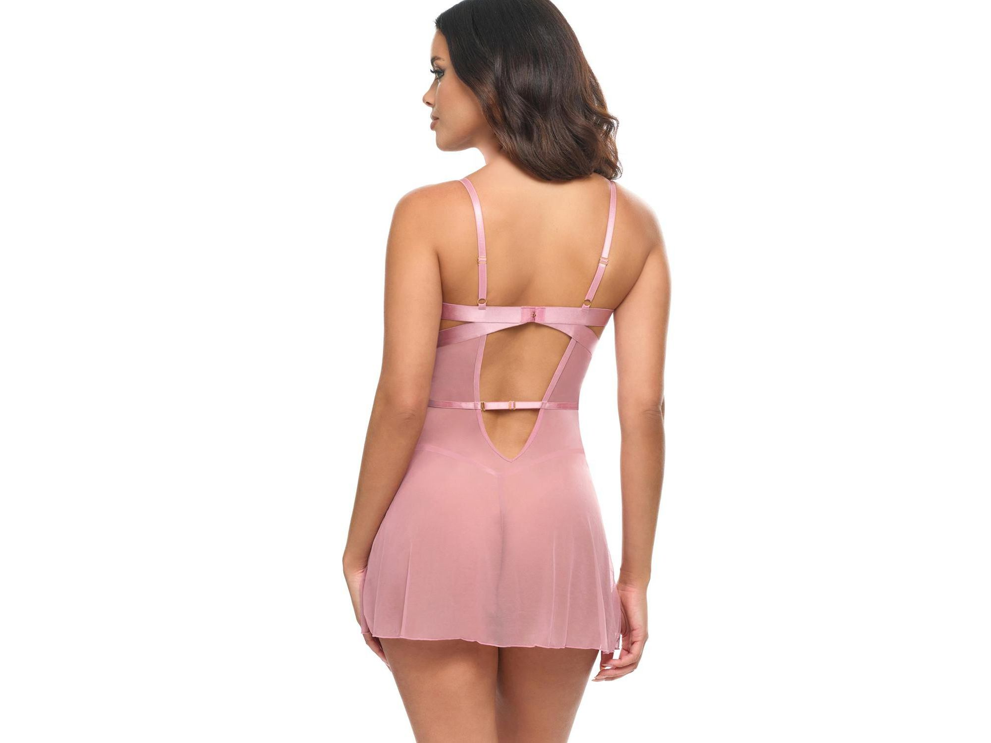 Flora Sheer Lace Babydoll — Image 3