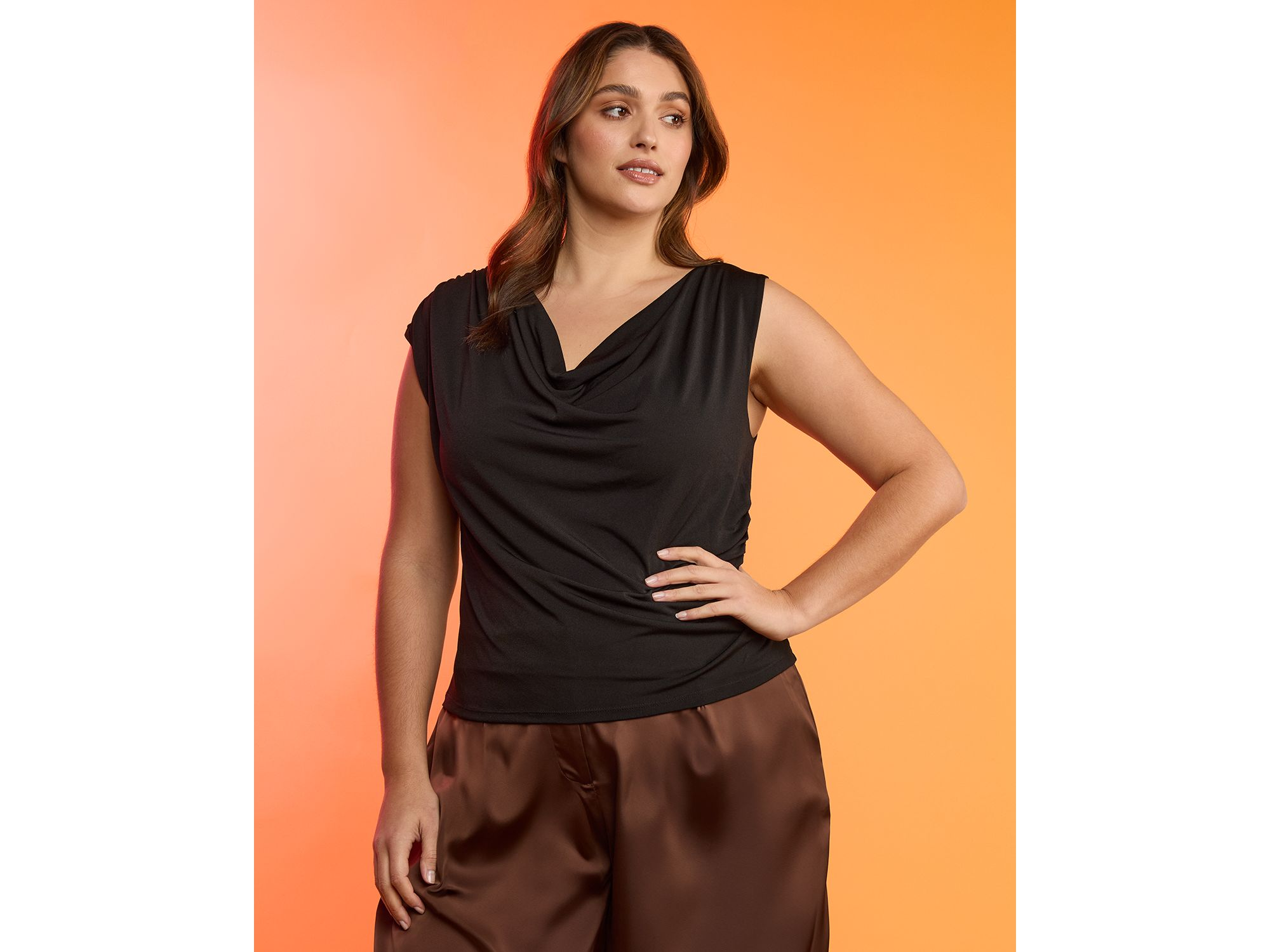 Dune Asymmetric Sleeveless Top — Image 5