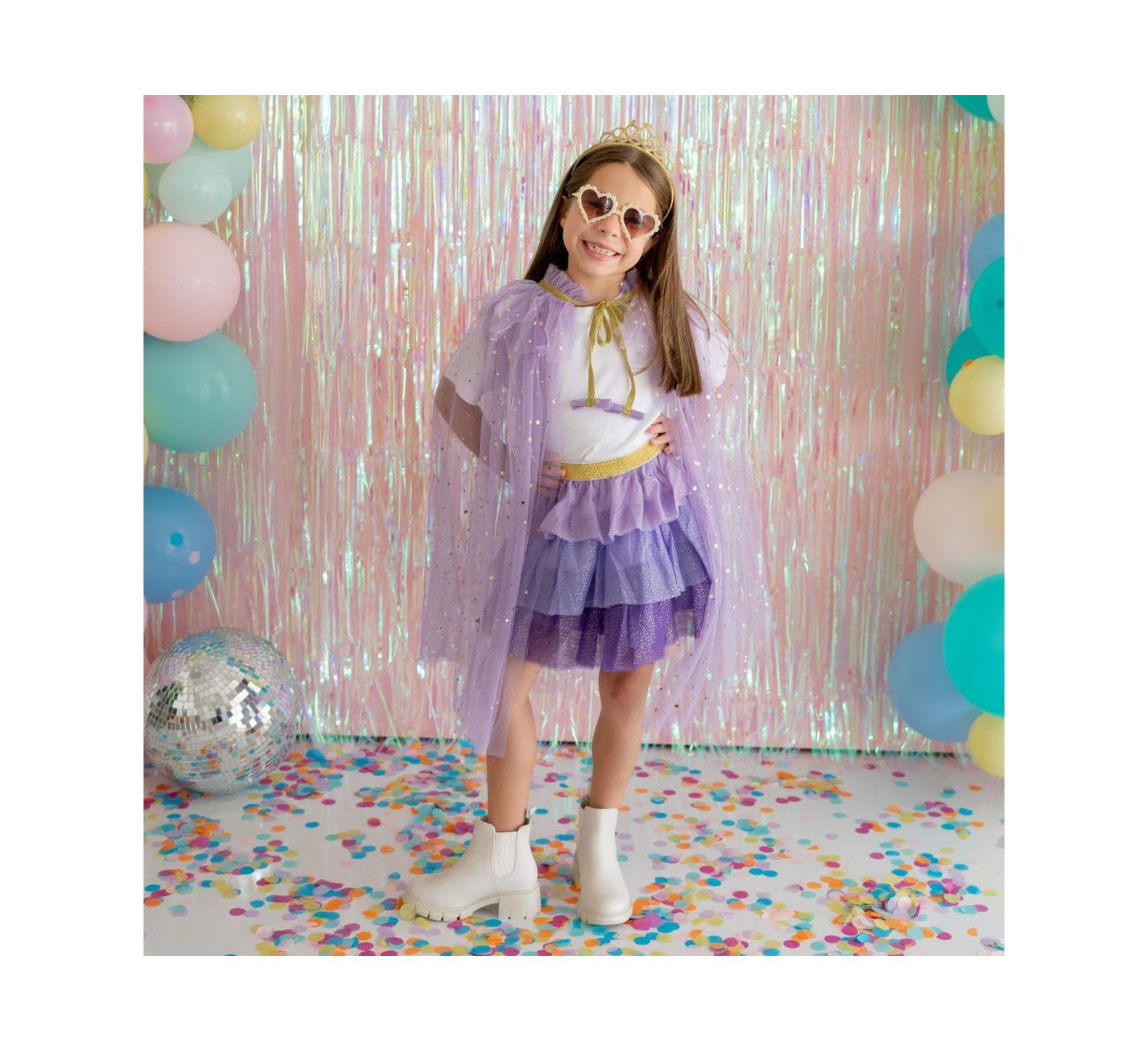 Girls' Gold Tiara Headband - Little Kid and Big Kid — Image 3