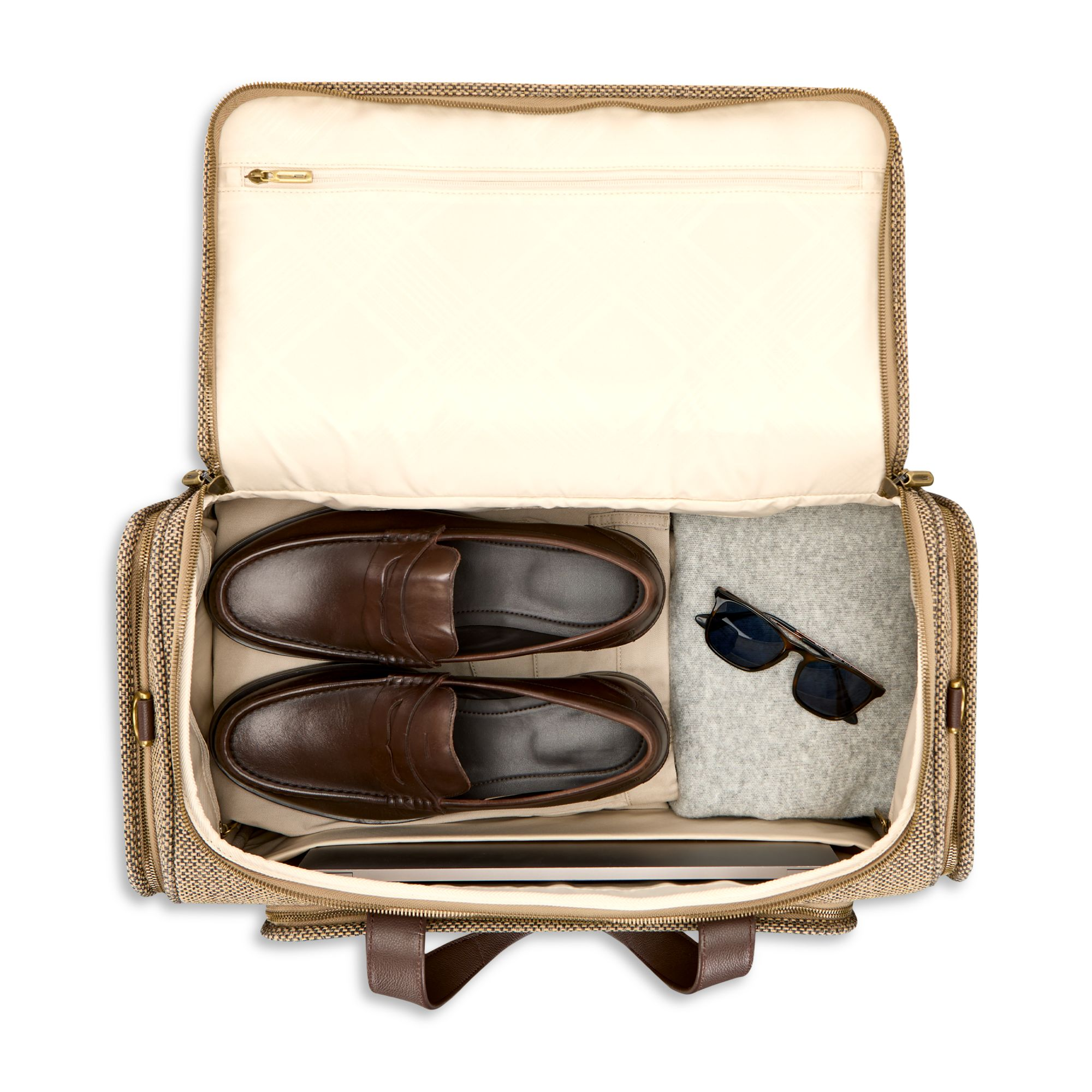 Tweed Travel Duffel Bag — Image 8