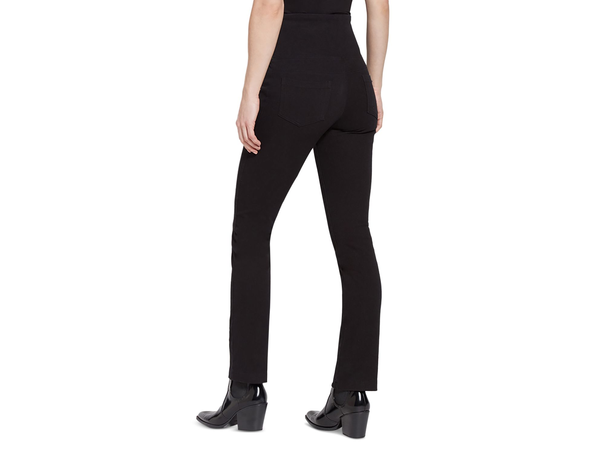 Plus Straight Leg Jeans in Black — Image 9