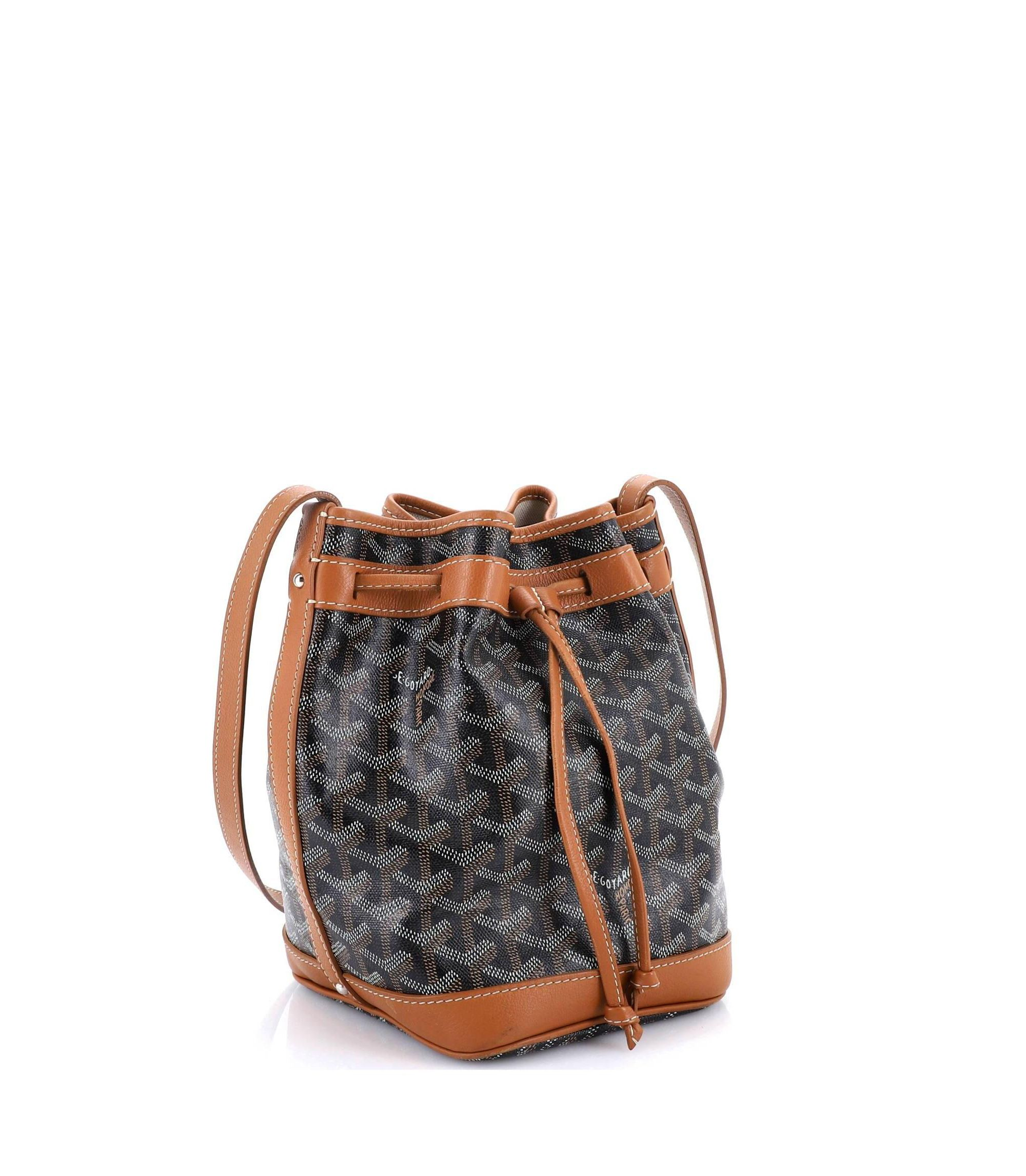 PM Petit Flot Bucket Bag Coated Canvas — Image 4