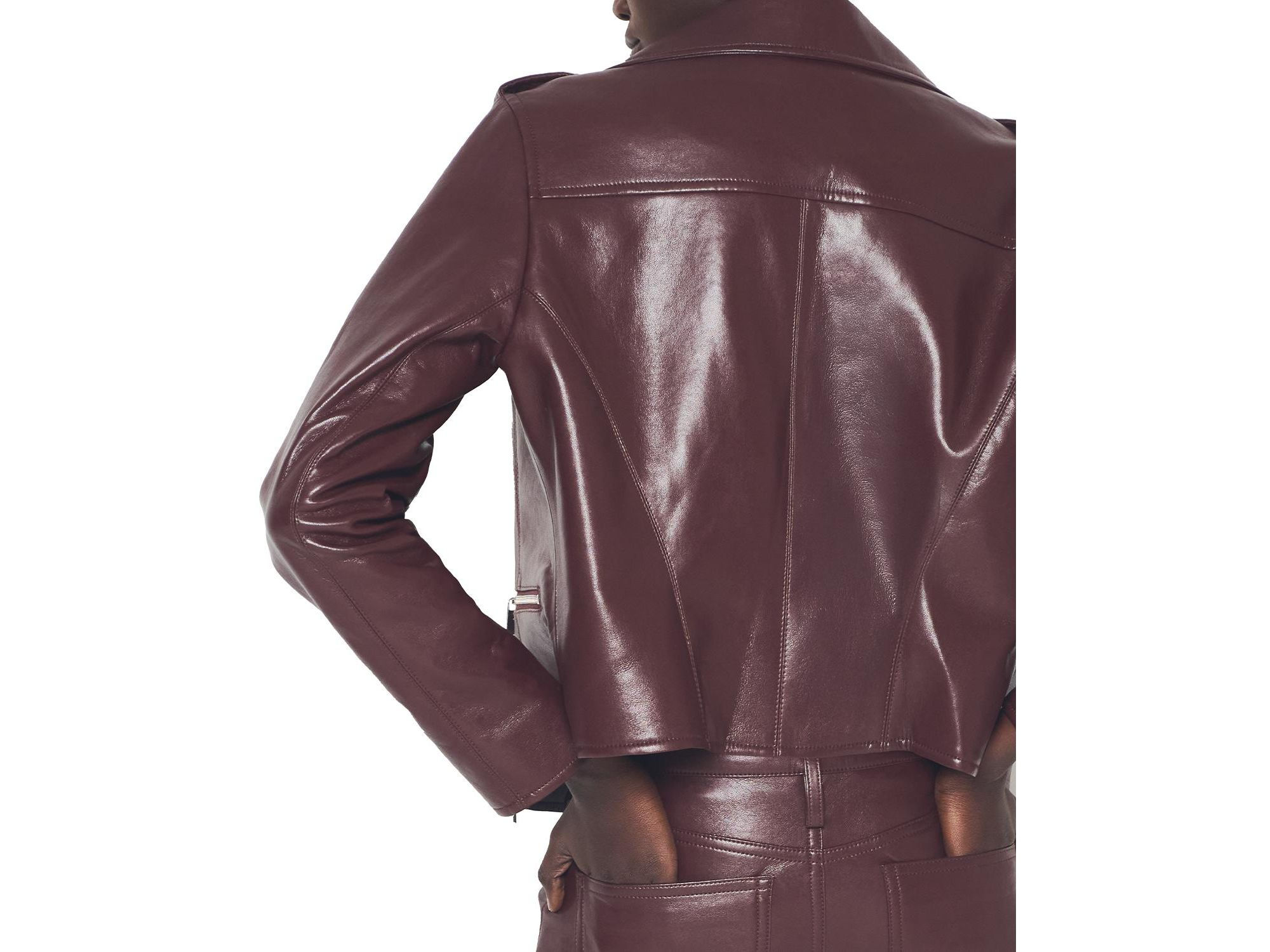 Cindy Recycled Leather Jacket — Image 3