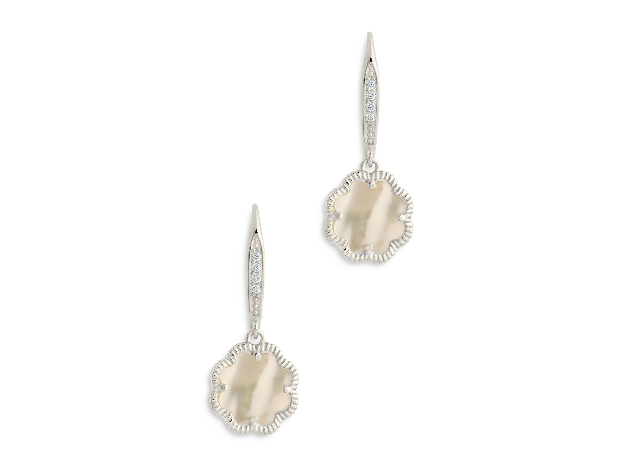 Rose Petal Short Drop Earrings — Image 3
