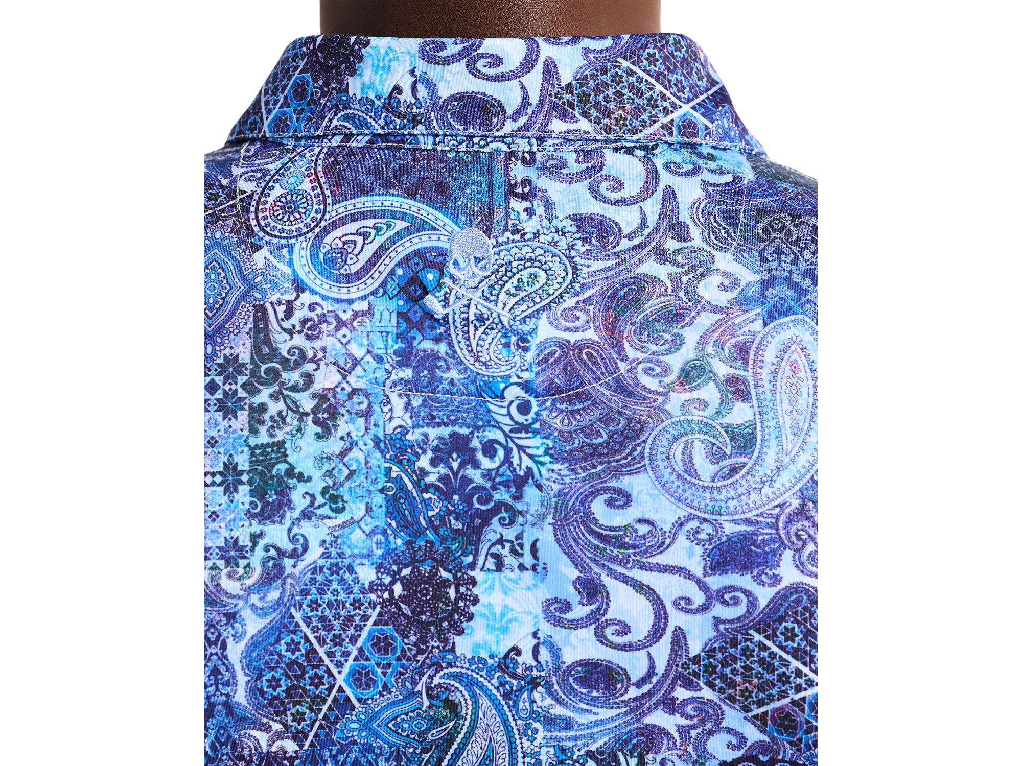 Brettman Short Sleeve Knit Polo Shirt — Image 3
