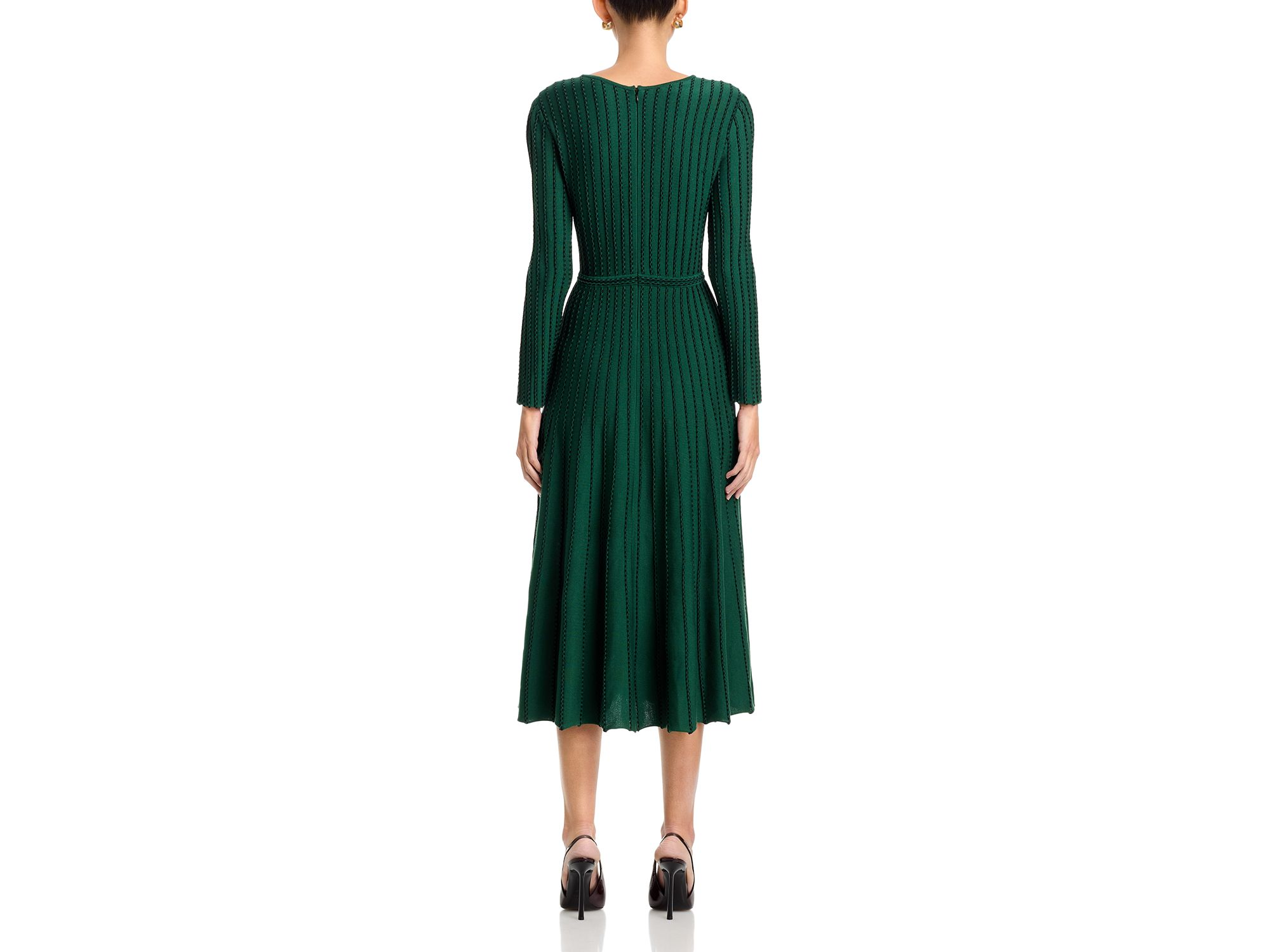 Jewel Neck Midi Dress — Image 4
