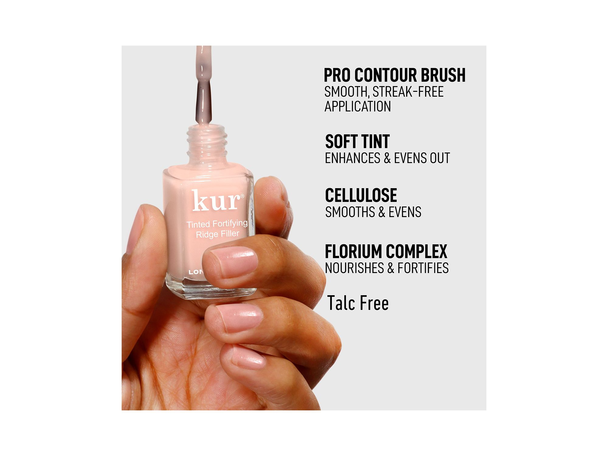 Tinted Fortifying Ridge Filler - Petal Pink 0.4 oz. — Image 6