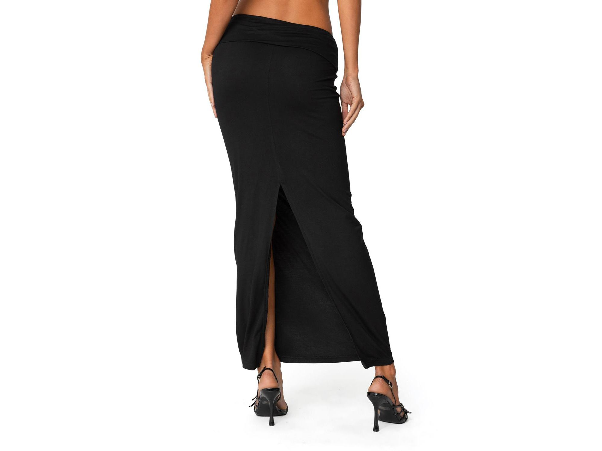 Johanna Fold Over Maxi Skirt — Image 3