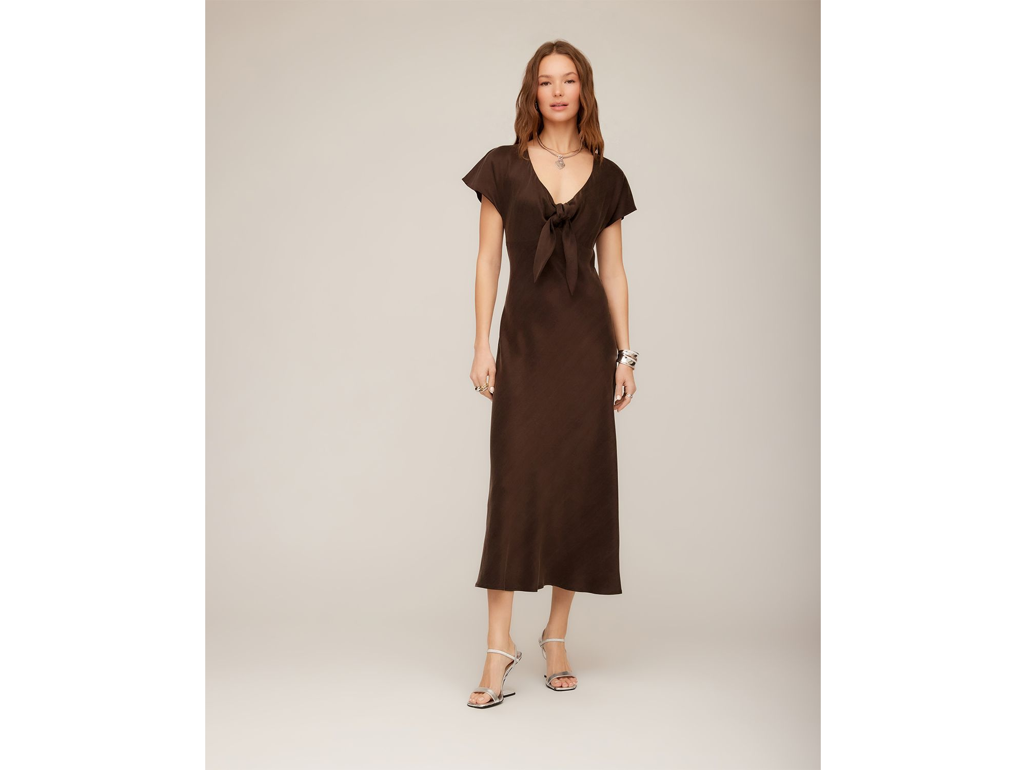 Emmeline Tie Front Dress — Image 5