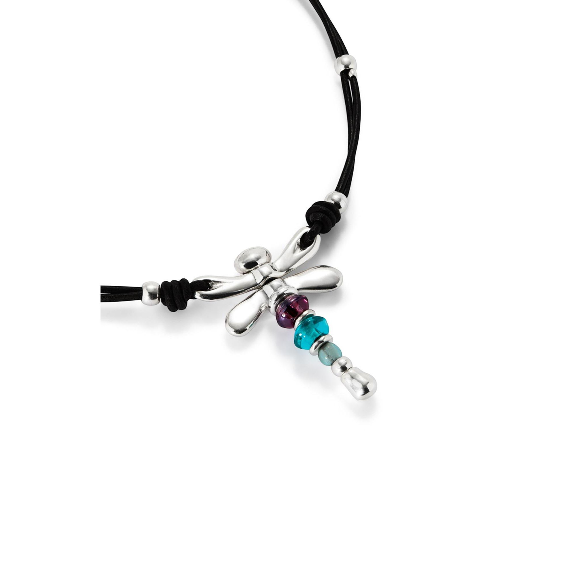 Dragonfly Leather Necklace — Image 4
