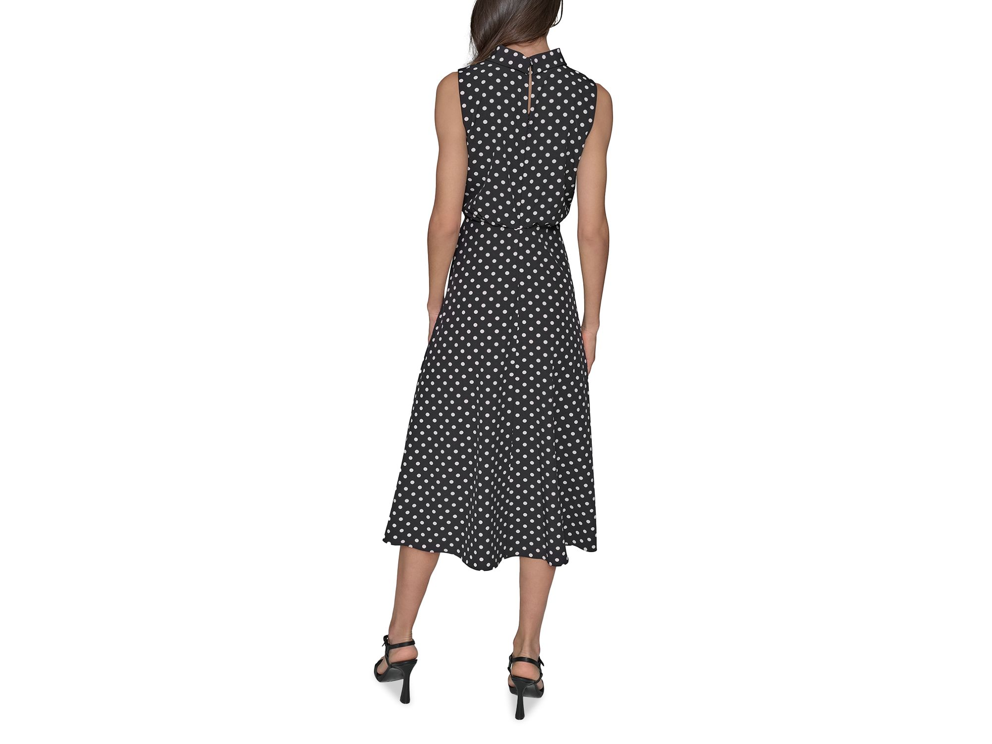 Mock Neck Midi Dress — Image 4