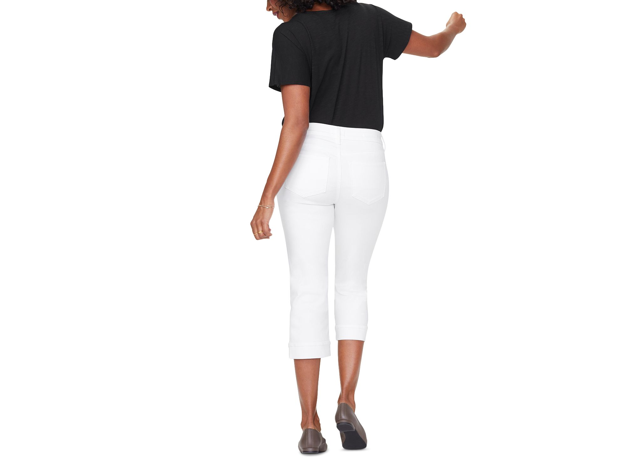 Marilyn High Rise Crop Straight Jeans — Image 9