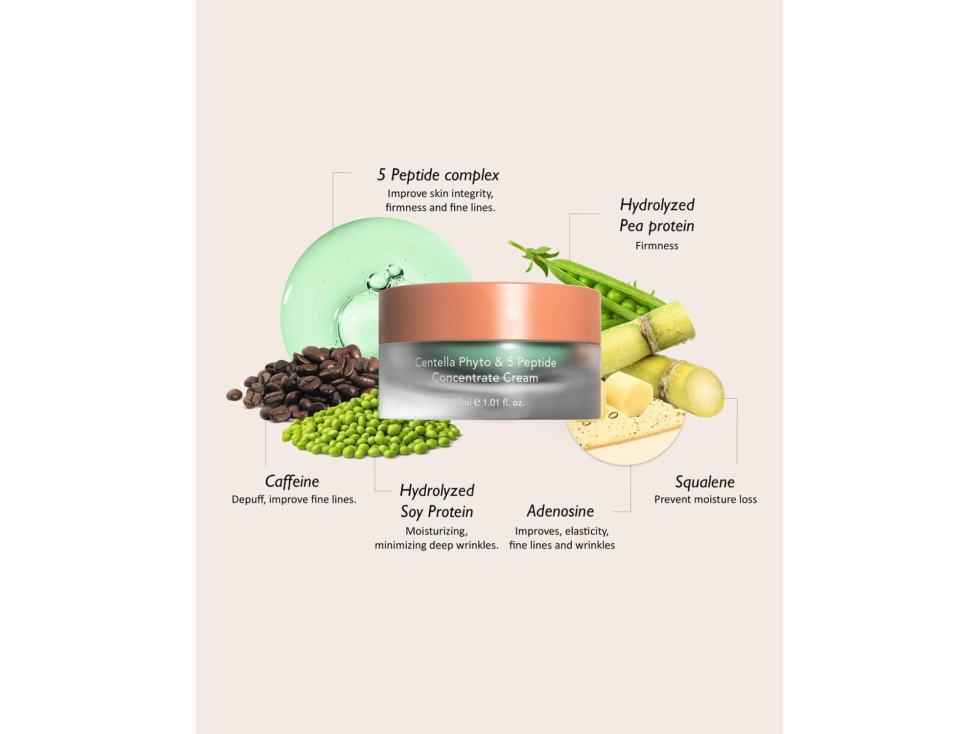 Centella Phyto & 5 Peptide Concentrate Cream — Image 7
