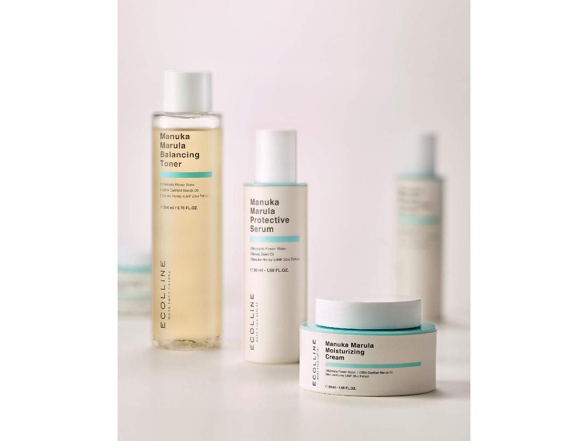 Manuka Marula Toner, Protective Serum and Moisturizing Cream 3-Step Gift Set — Image 3