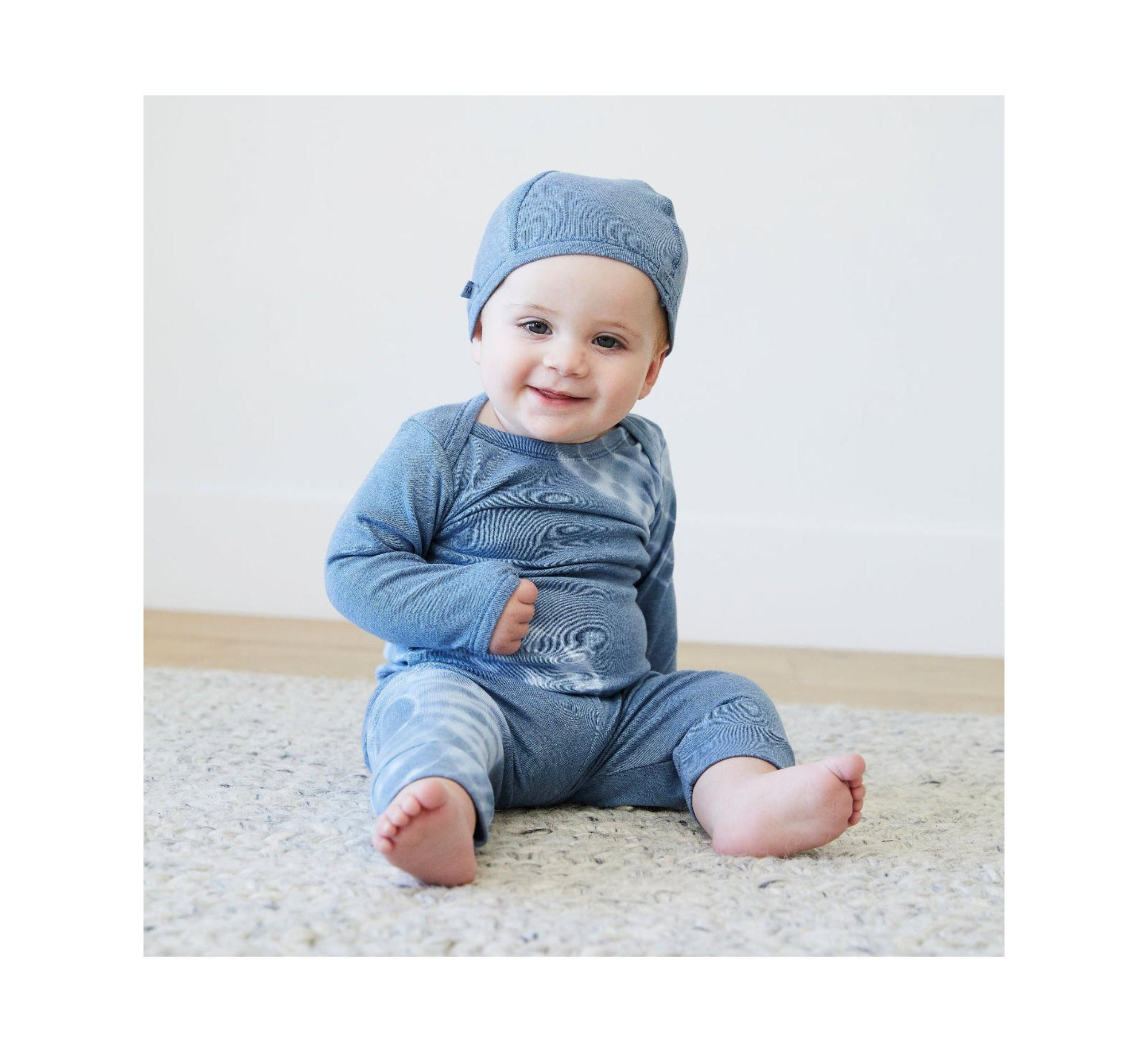 Unisex Rib Loungewear Set in Tie Dye - Baby — Image 3