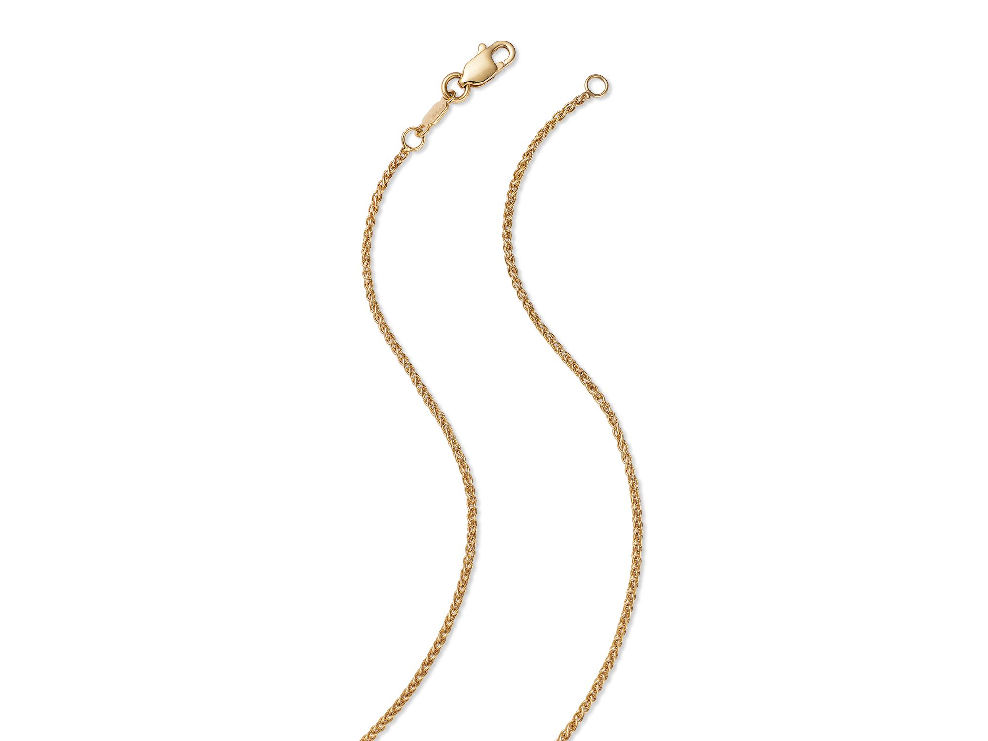 Diamond Station Tennis Necklace in 14K Yellow Gold, 1.0 tcw — Image 4