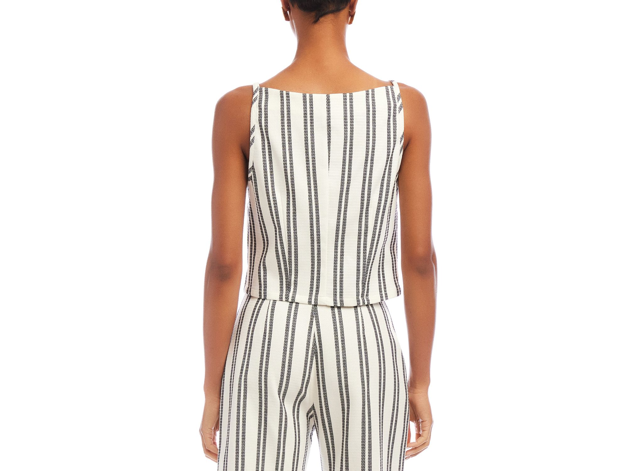 Elis Sleeveless Button Front Top — Image 4