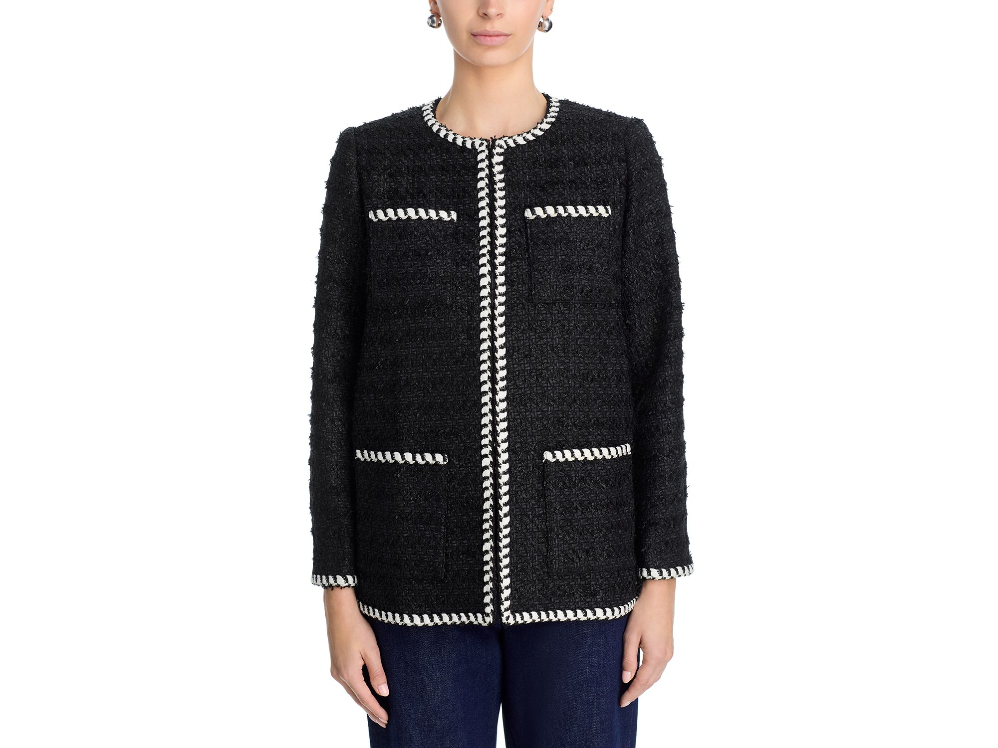 Trapeze Tweed Jacket - Exclusive — Image 4