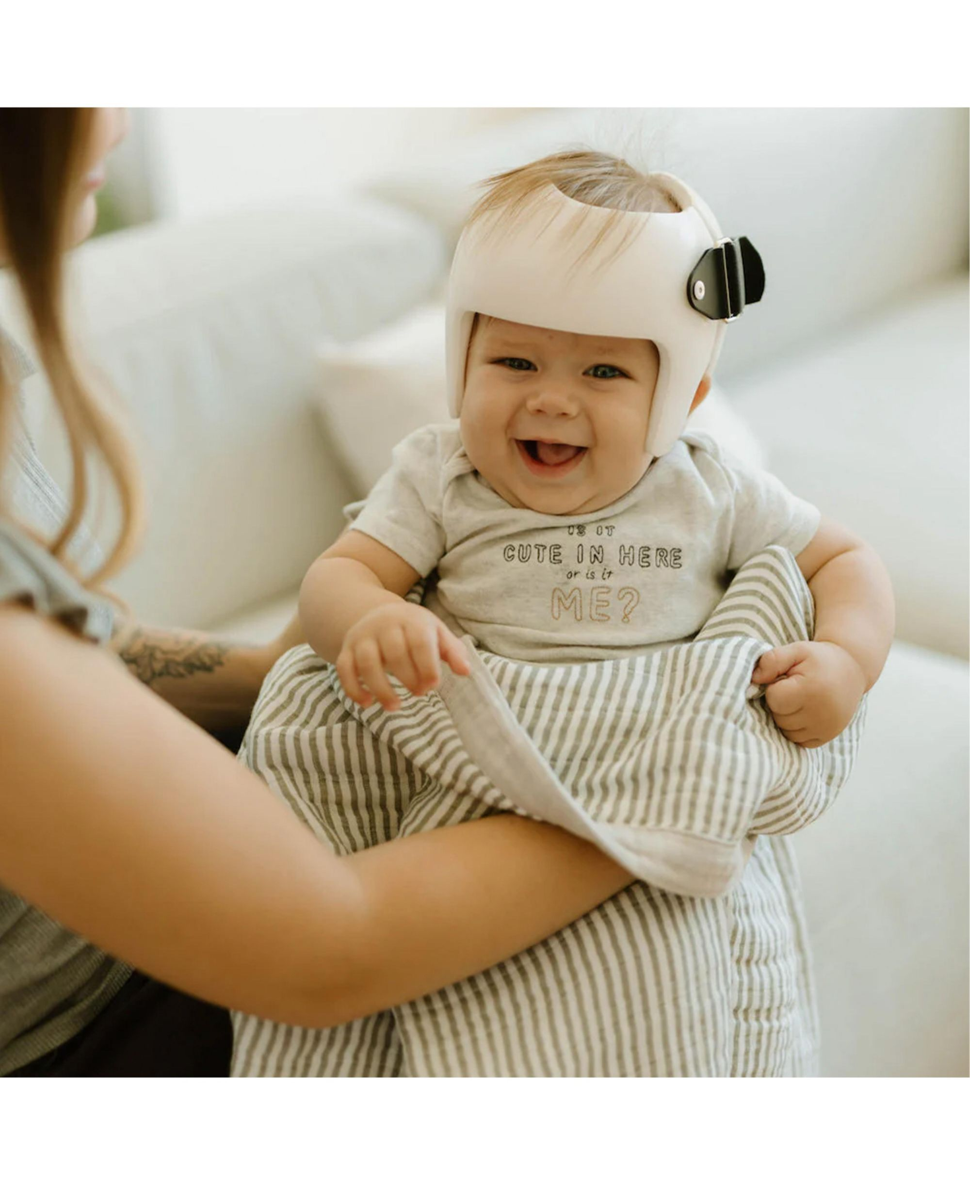 Unisex Cotton Muslin Baby Quilt — Image 4