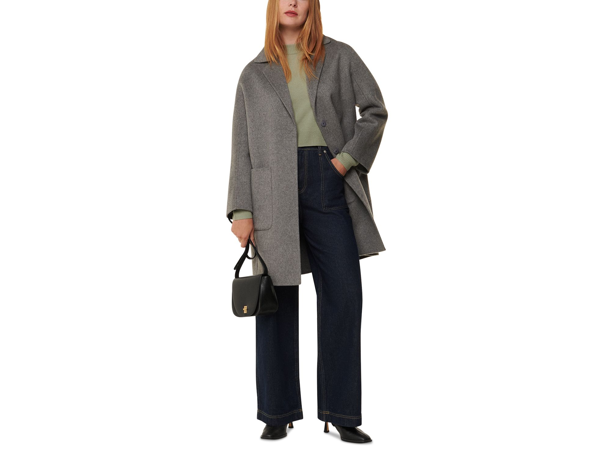 Wool Cropped Sweater — Image 3