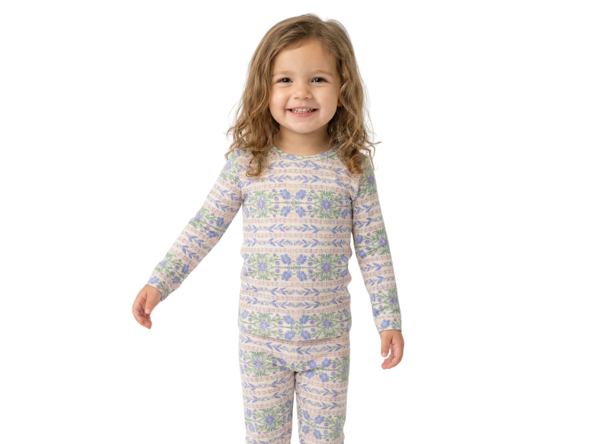 Girls' Spring Cascade Pajama Set - Baby, Little Kid — Image 5