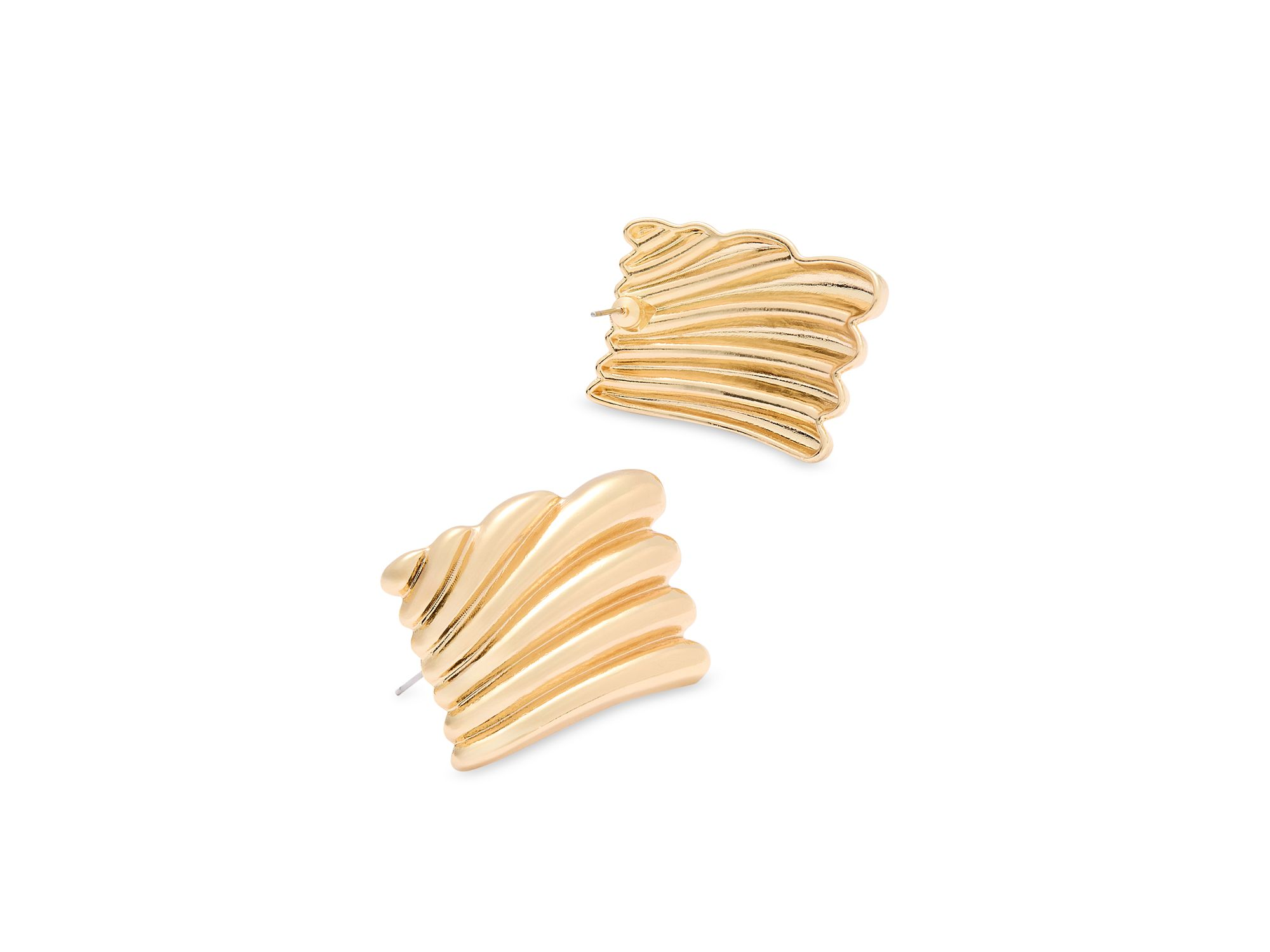 Textured Drop Earrings - Exclusive — Image 3