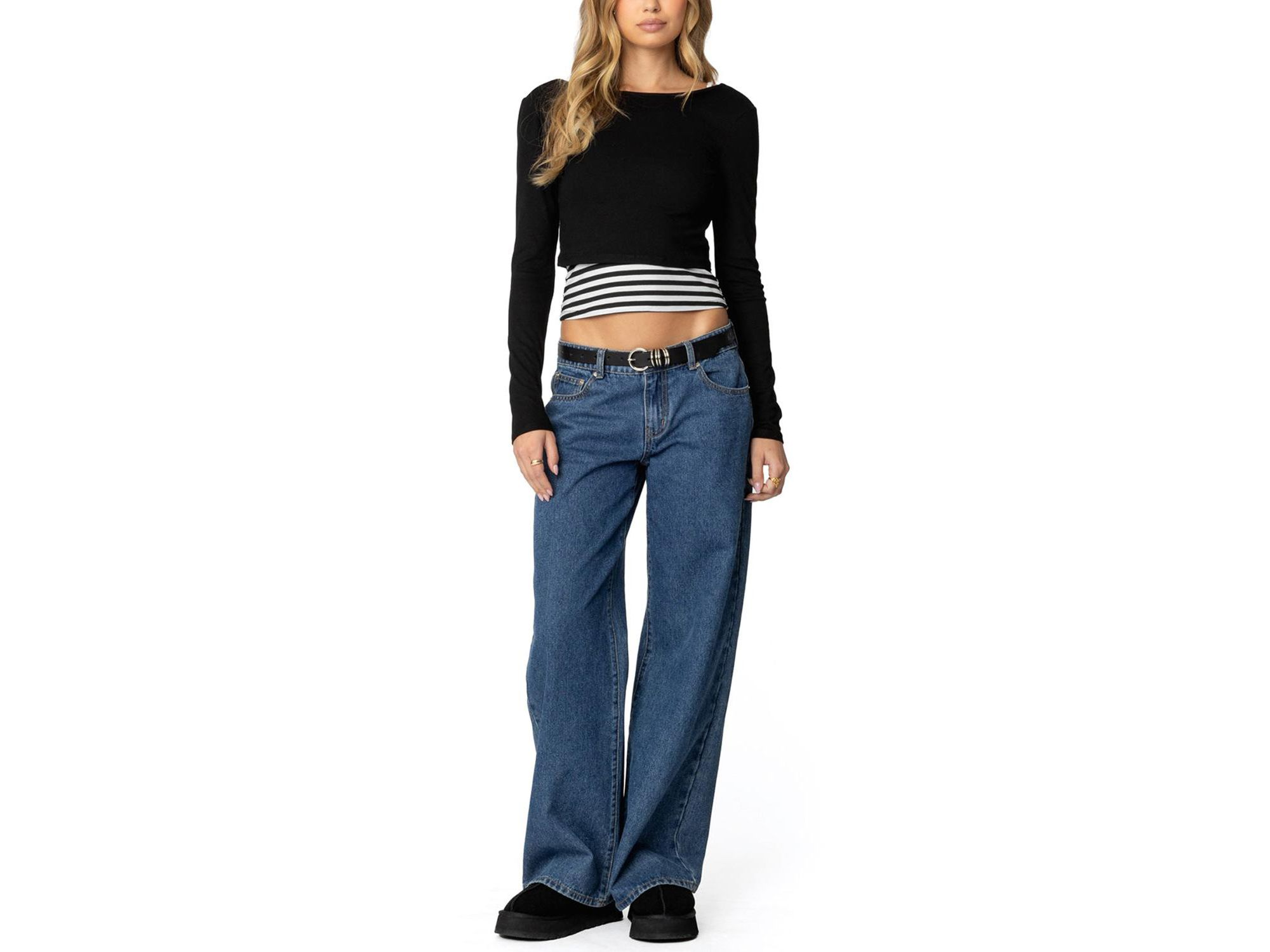 Shania Layered Striped Top — Image 3