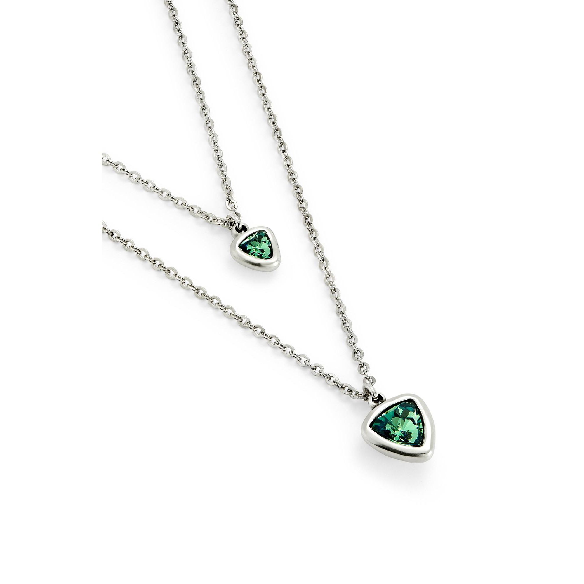 Green Triangle Pendant Necklace — Image 4