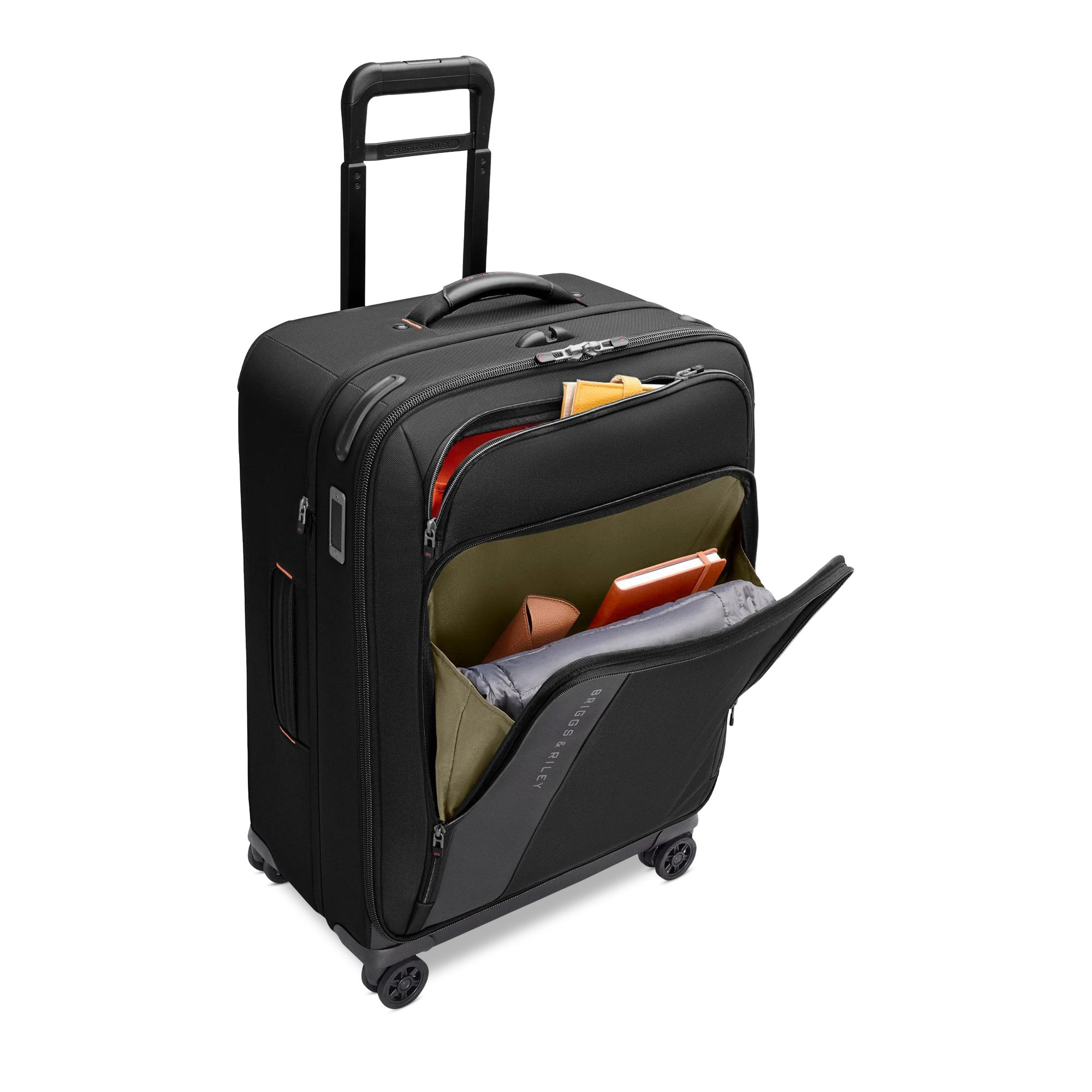 ZDX Medium ZDX Expandable Spinner Checked Bag — Image 11
